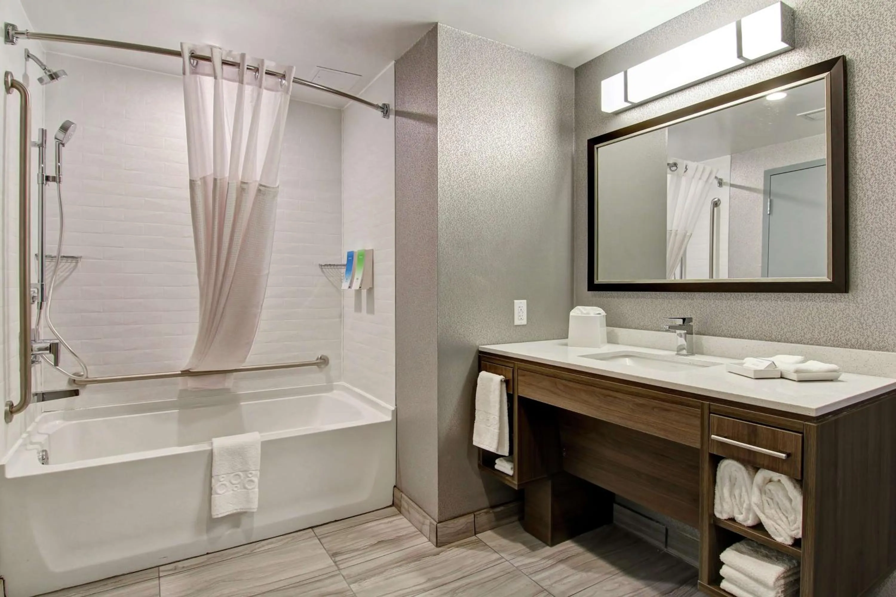 Bathroom in Home2 Suites By Hilton Edmonton South