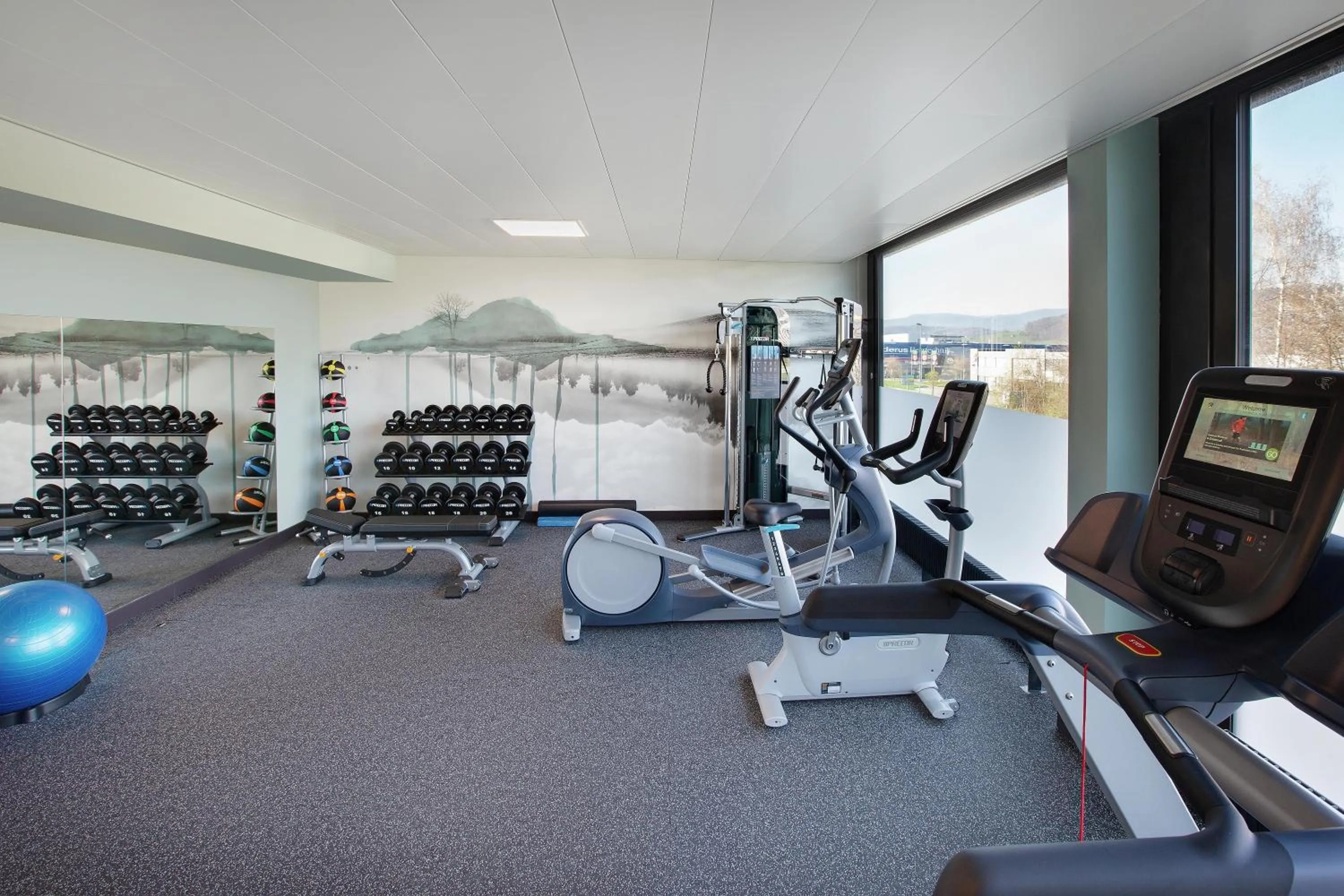 Fitness centre/facilities in Hilton Garden Inn Zurich Limmattal