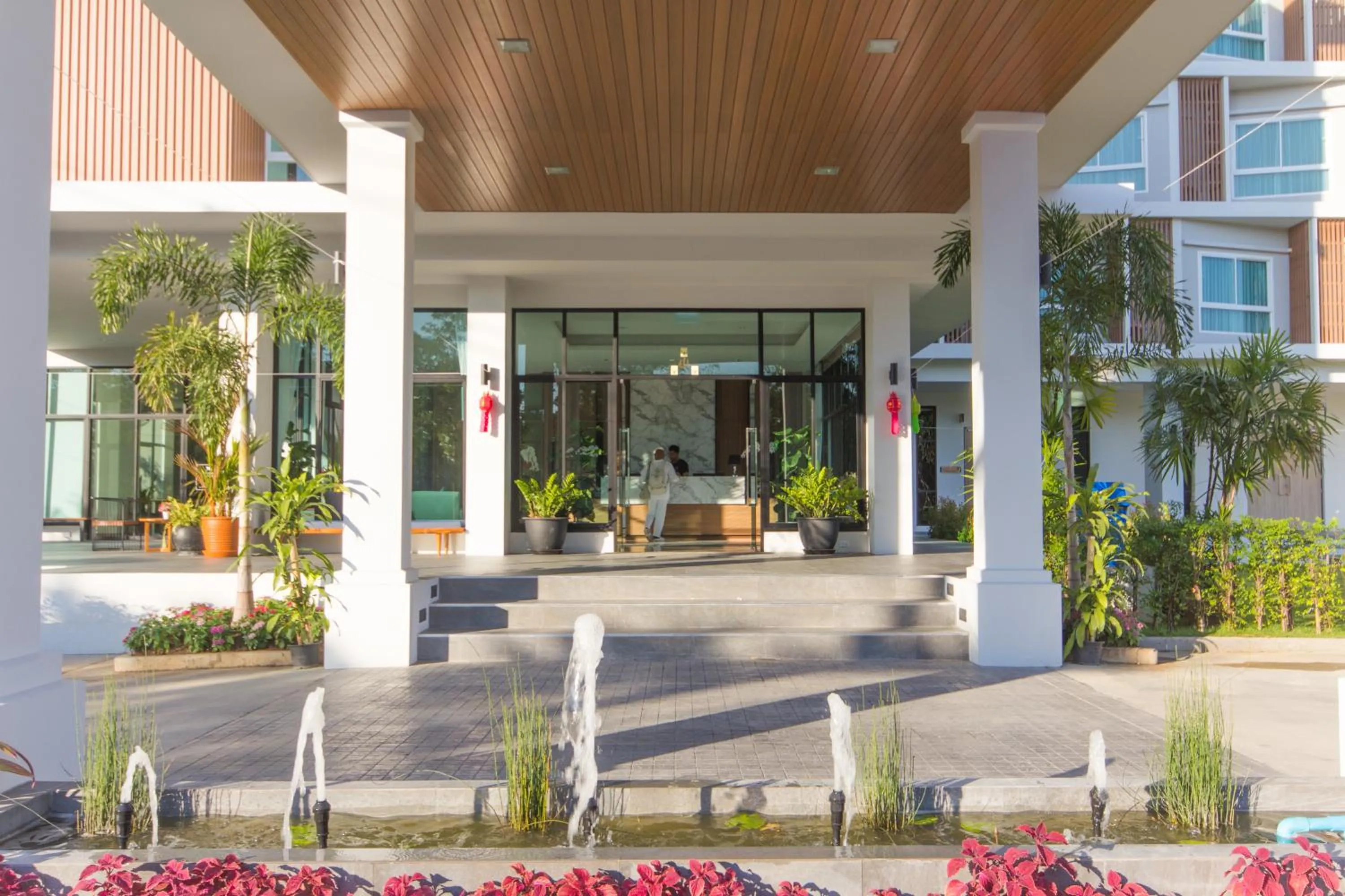 Facade/entrance in Donchan Grand Hotel