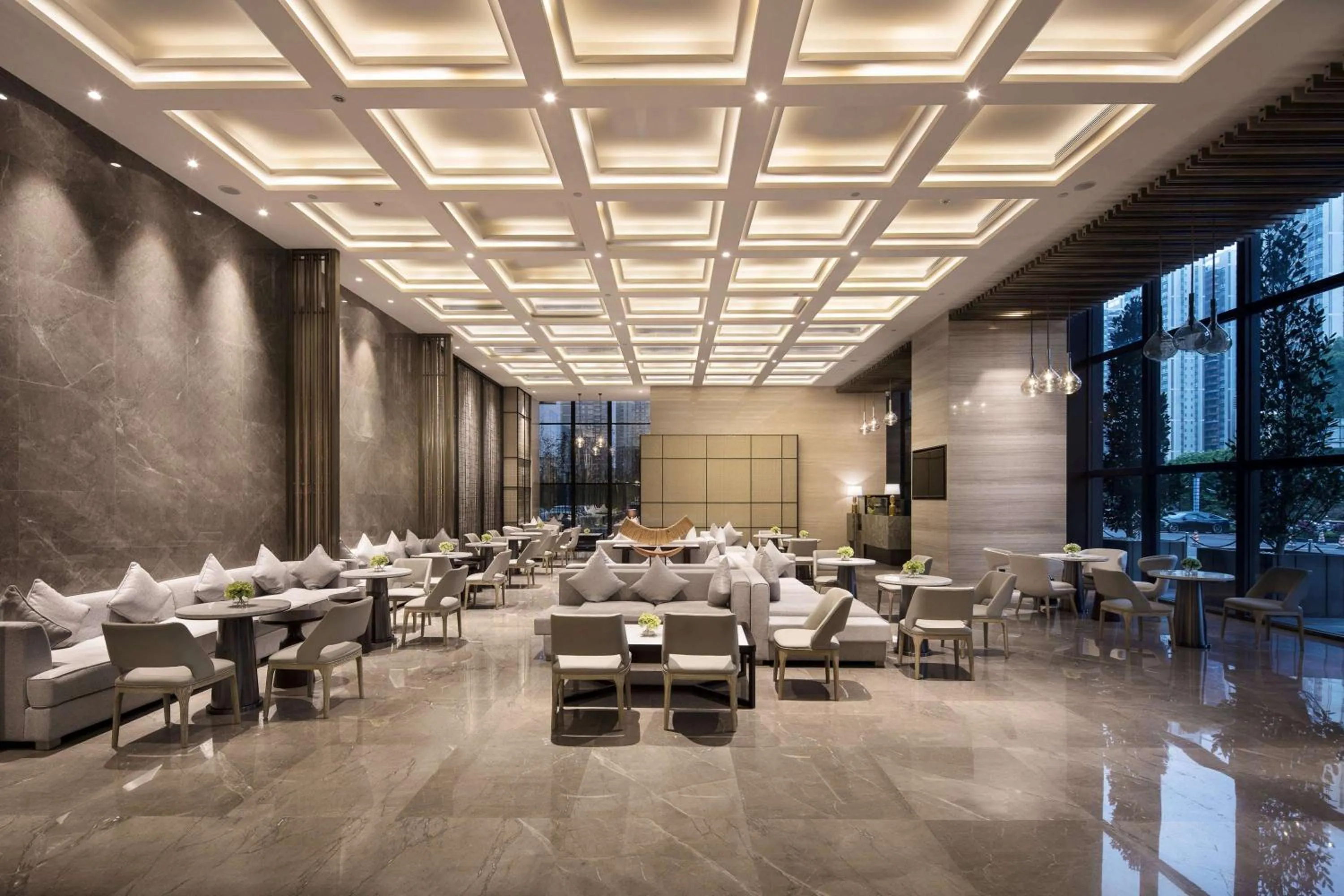 Lobby or reception in Wyndham Grand Maoming