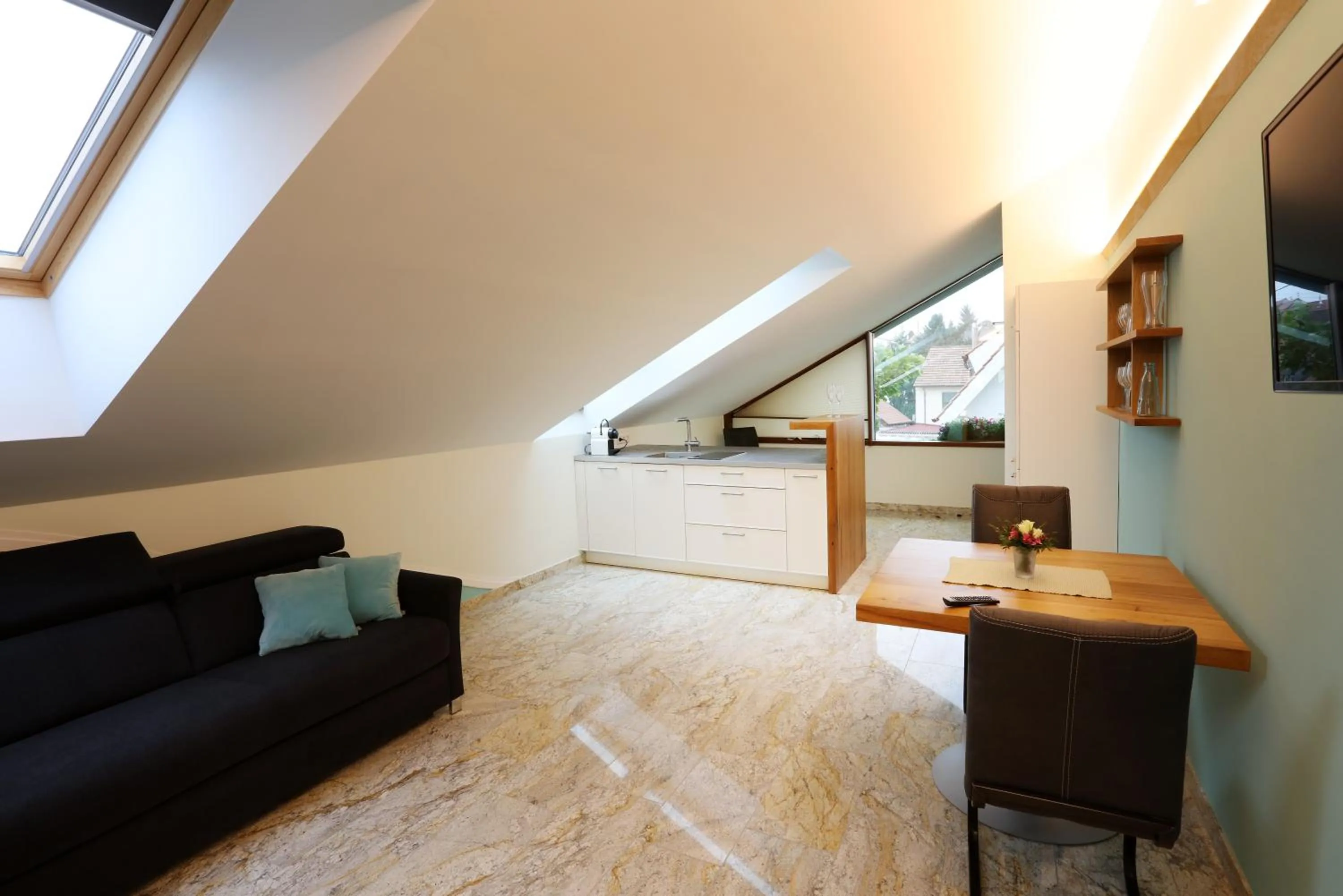 Living room in Gästehaus Alte Glaserei