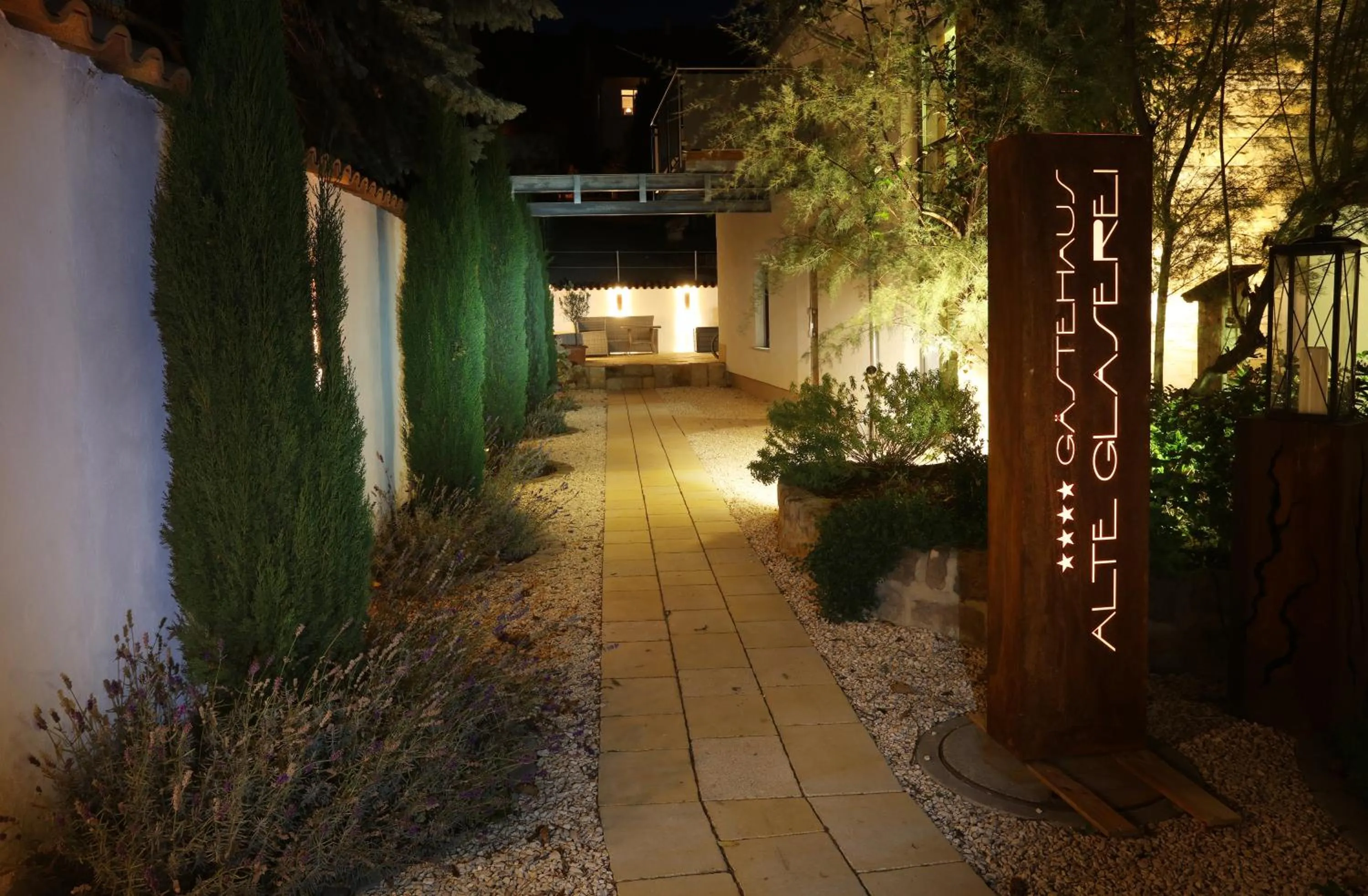 Patio in Gästehaus Alte Glaserei