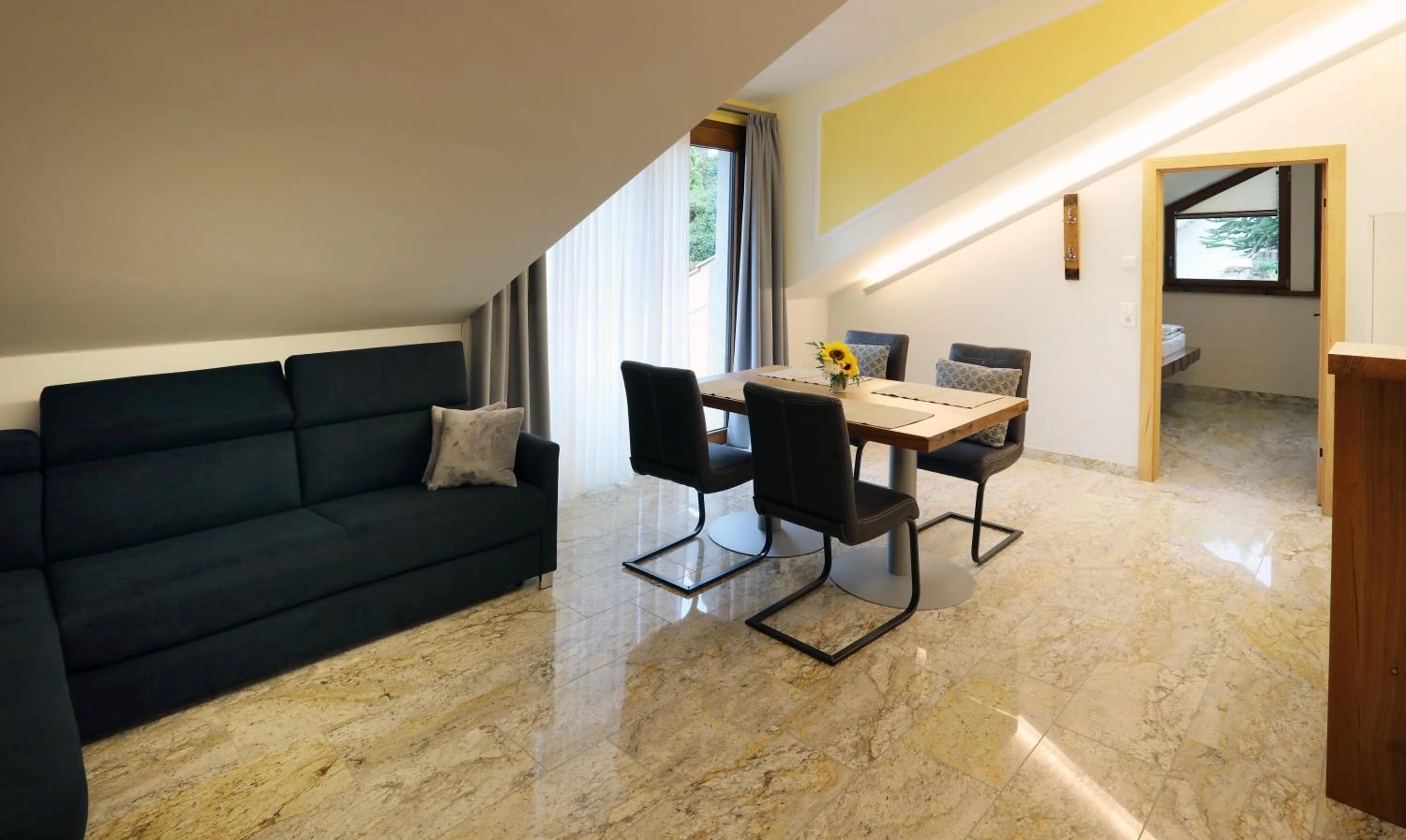 Living room in Gästehaus Alte Glaserei