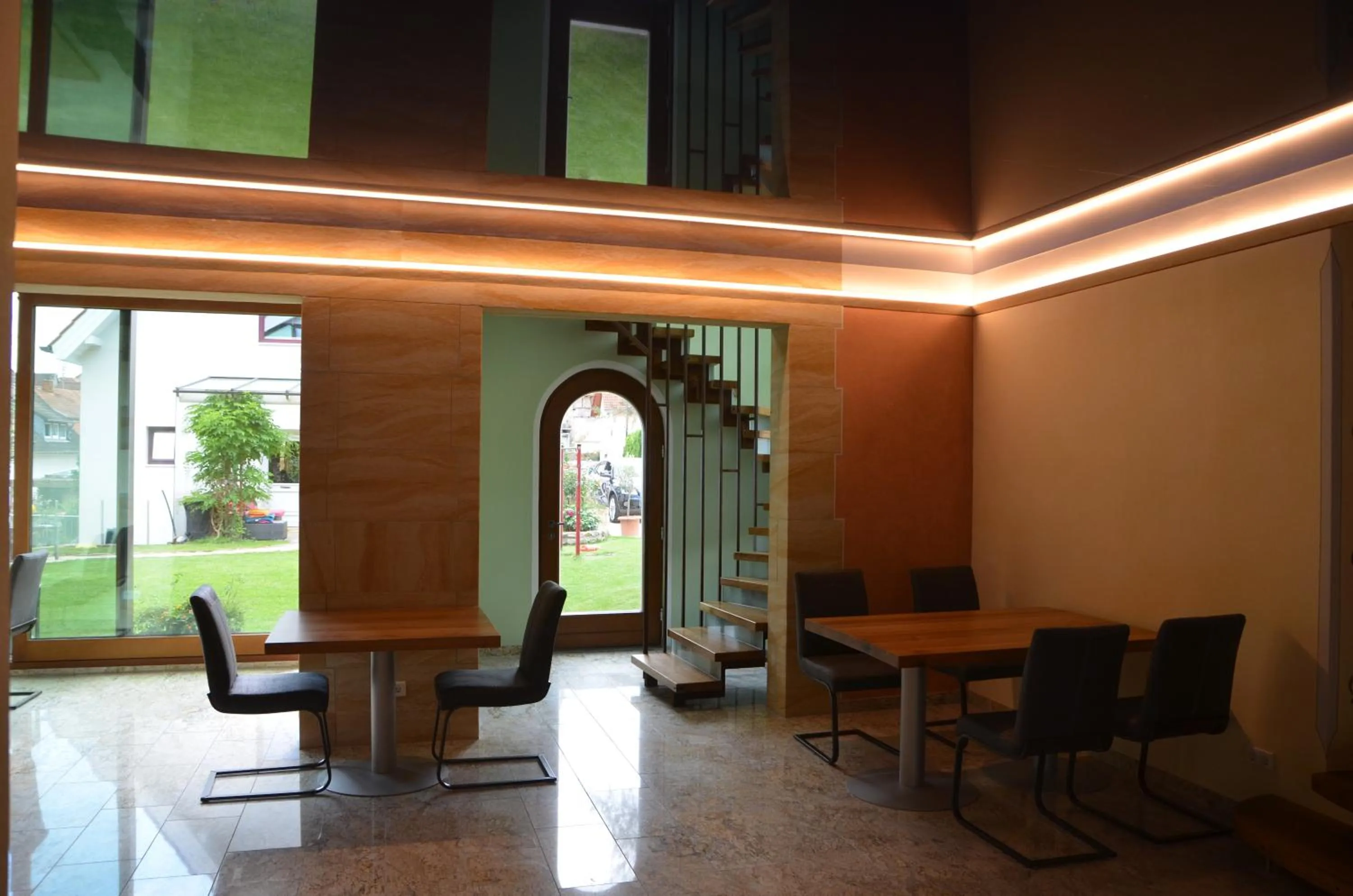 Lobby or reception in Gästehaus Alte Glaserei