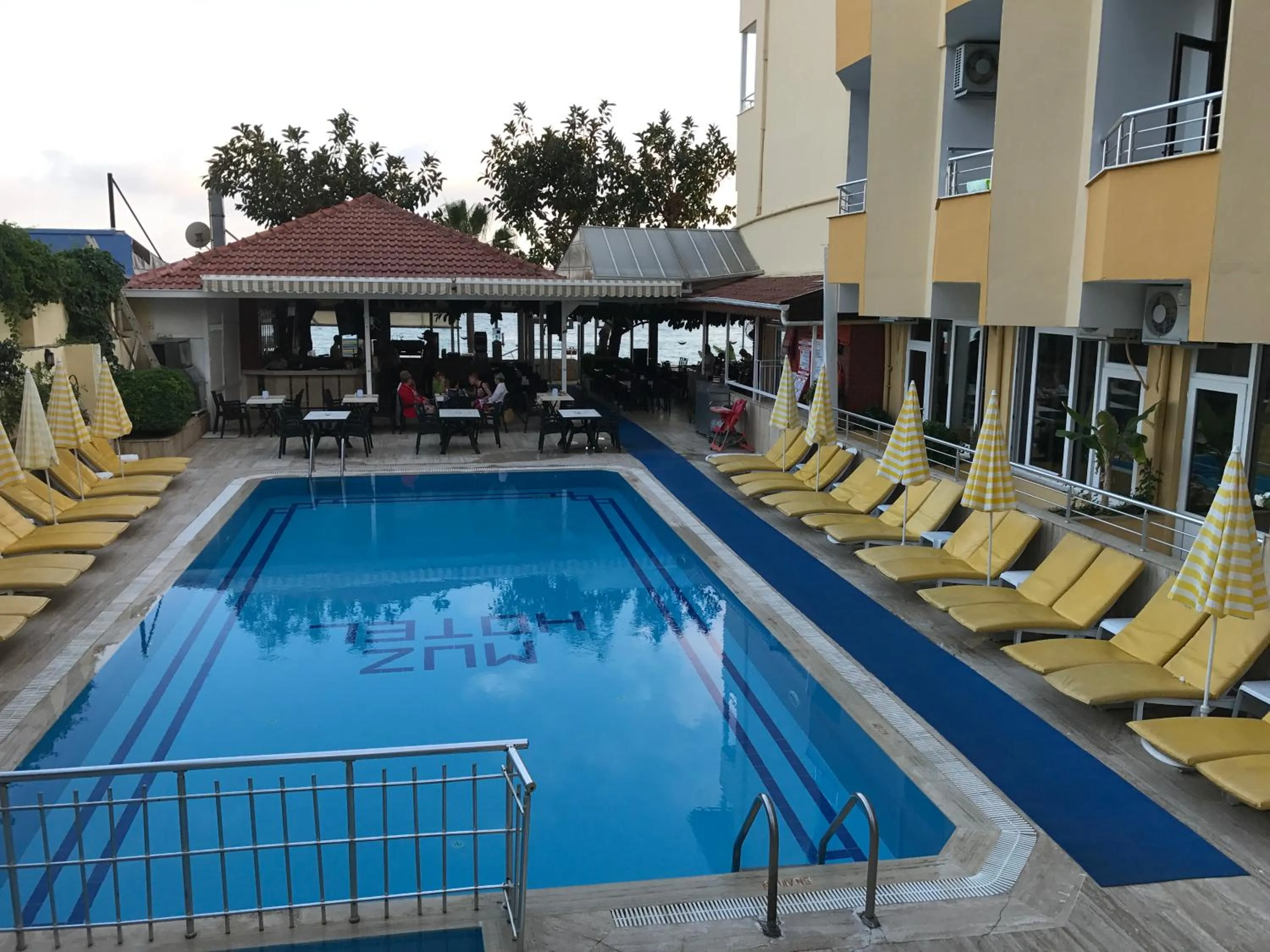 Swimming pool in Muz Hotel