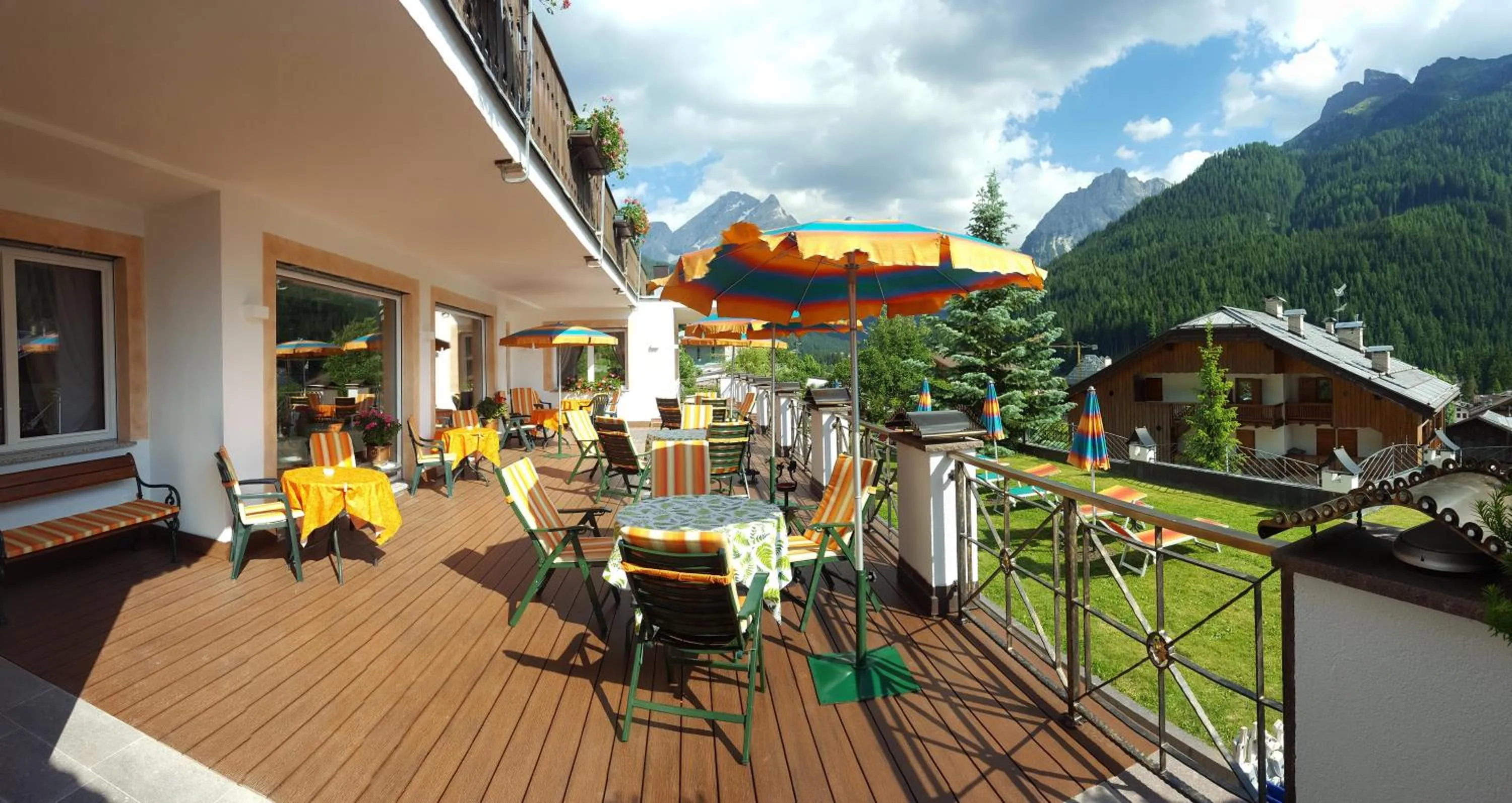 Balcony/Terrace in Hotel Cesa Tyrol