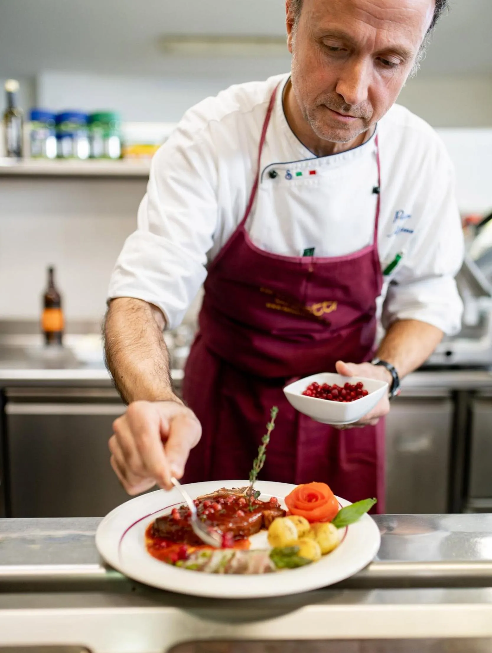 Food close-up in Hotel Cesa Tyrol