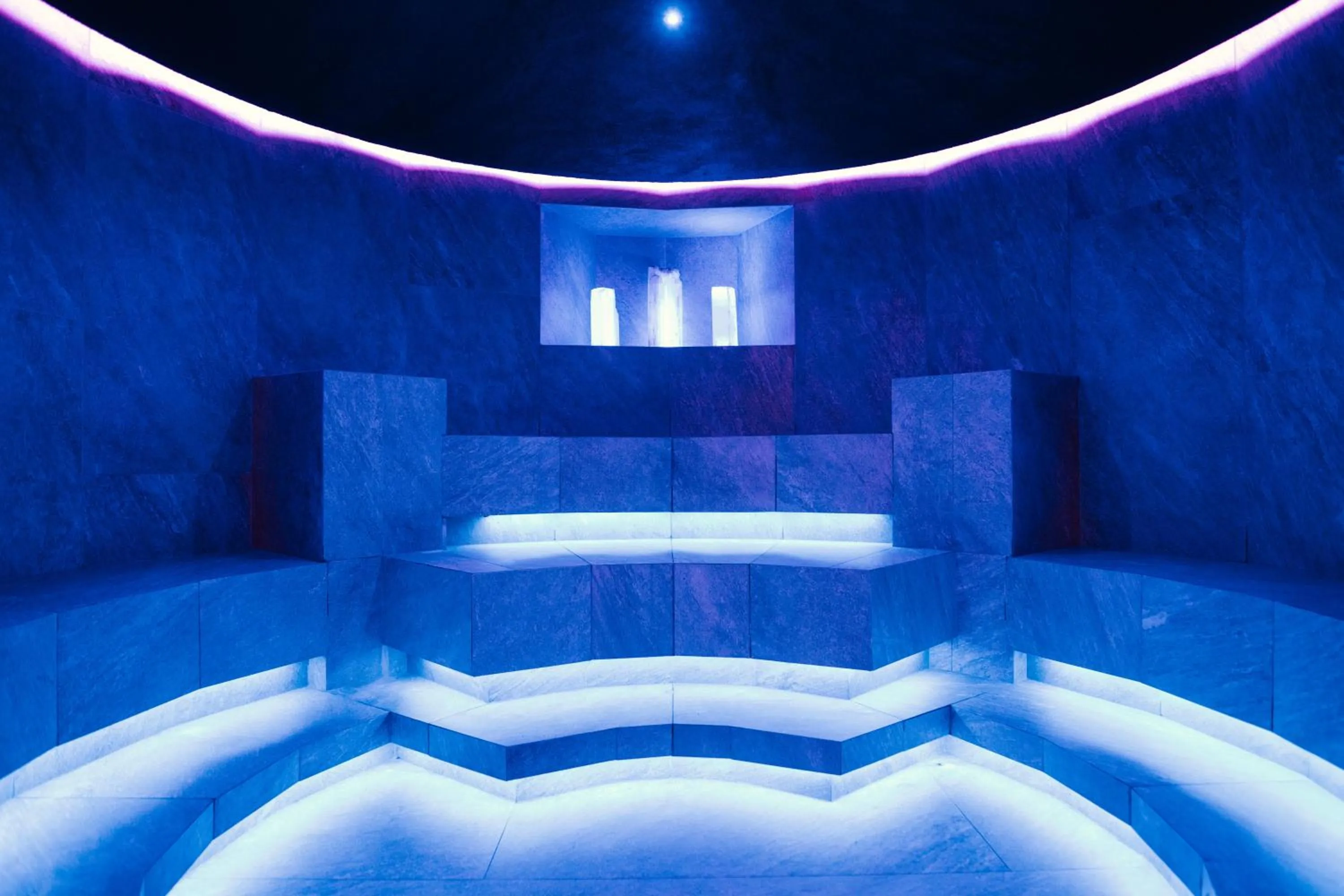 Steam room in ADLER MERYEM wellness hotel - Andalo