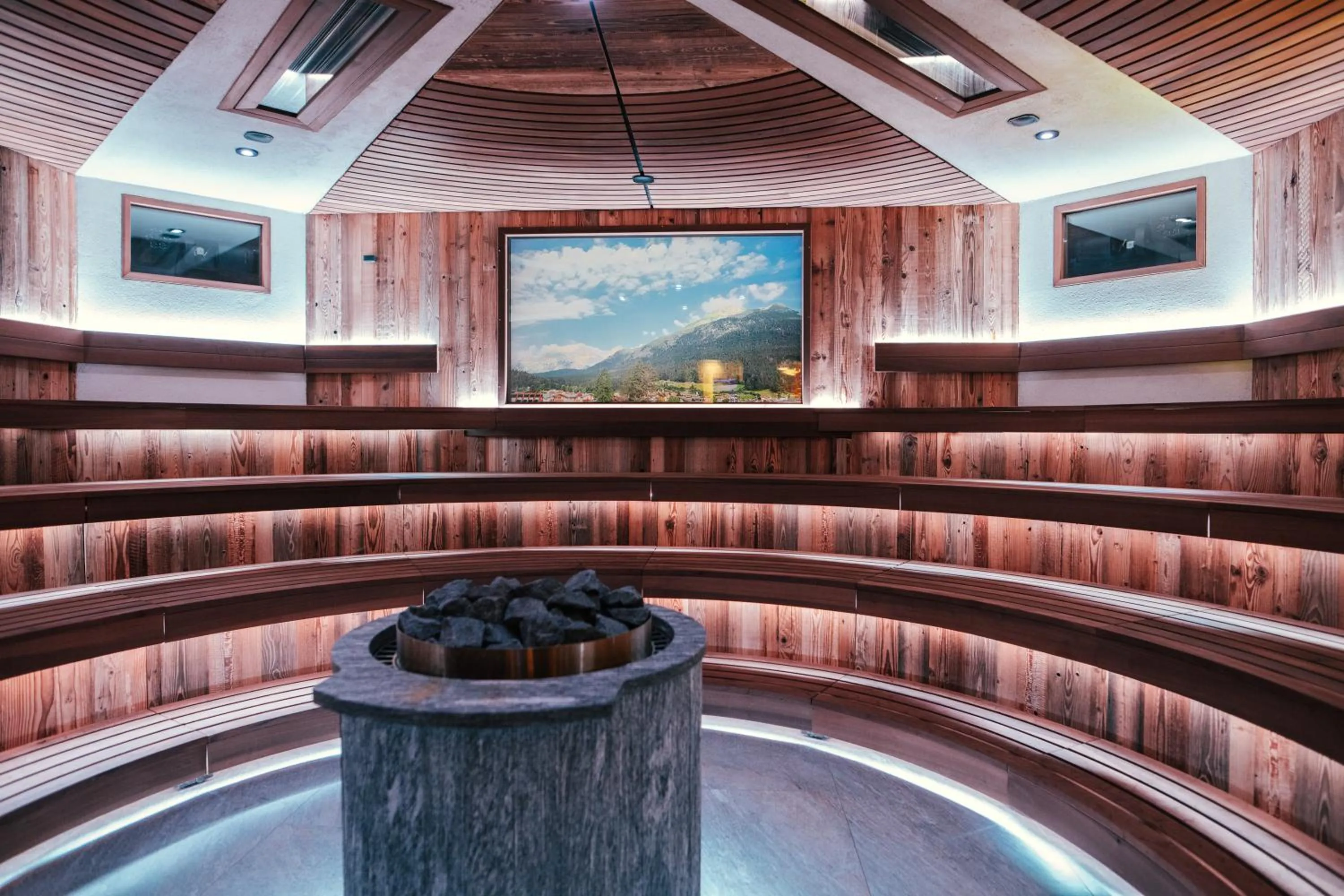 Sauna in ADLER MERYEM wellness hotel - Andalo