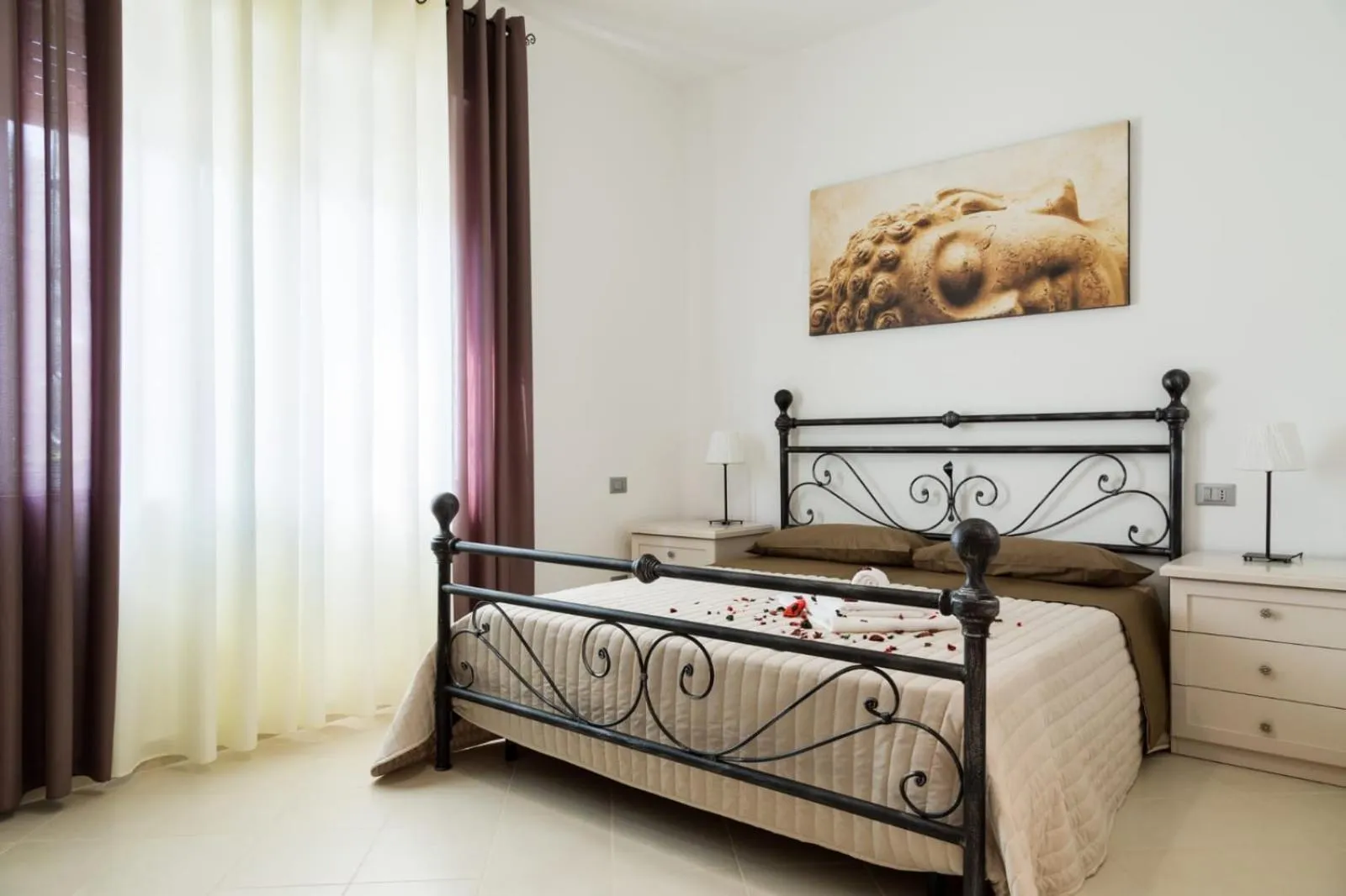Bed in Villa Rosina
