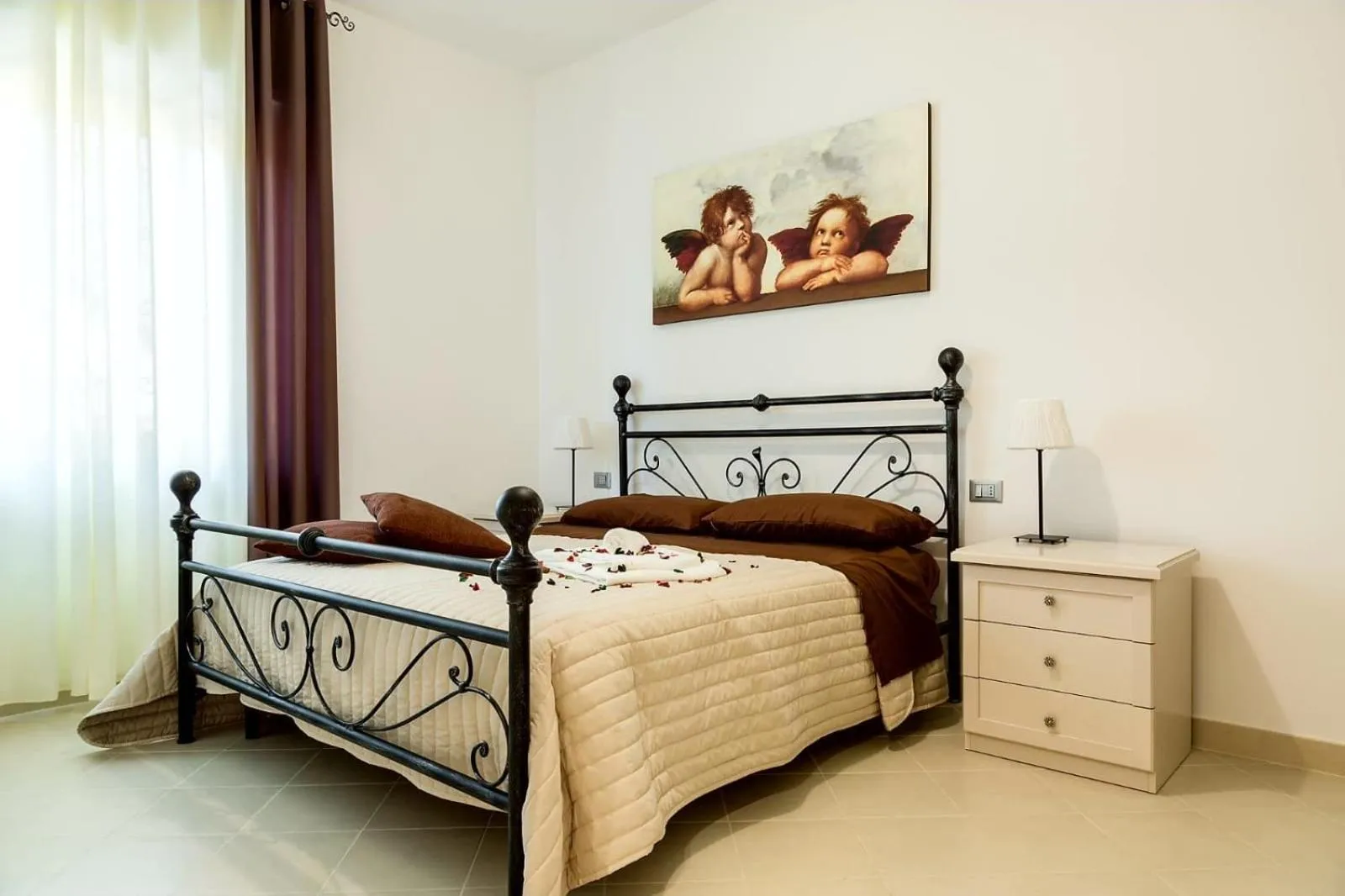 Bed in Villa Rosina