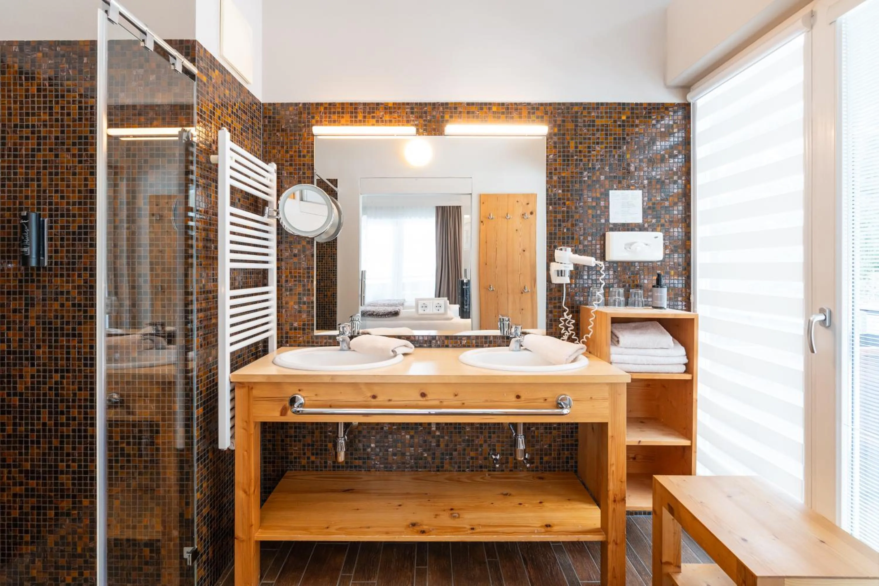 Bathroom in Hotel Hubertus