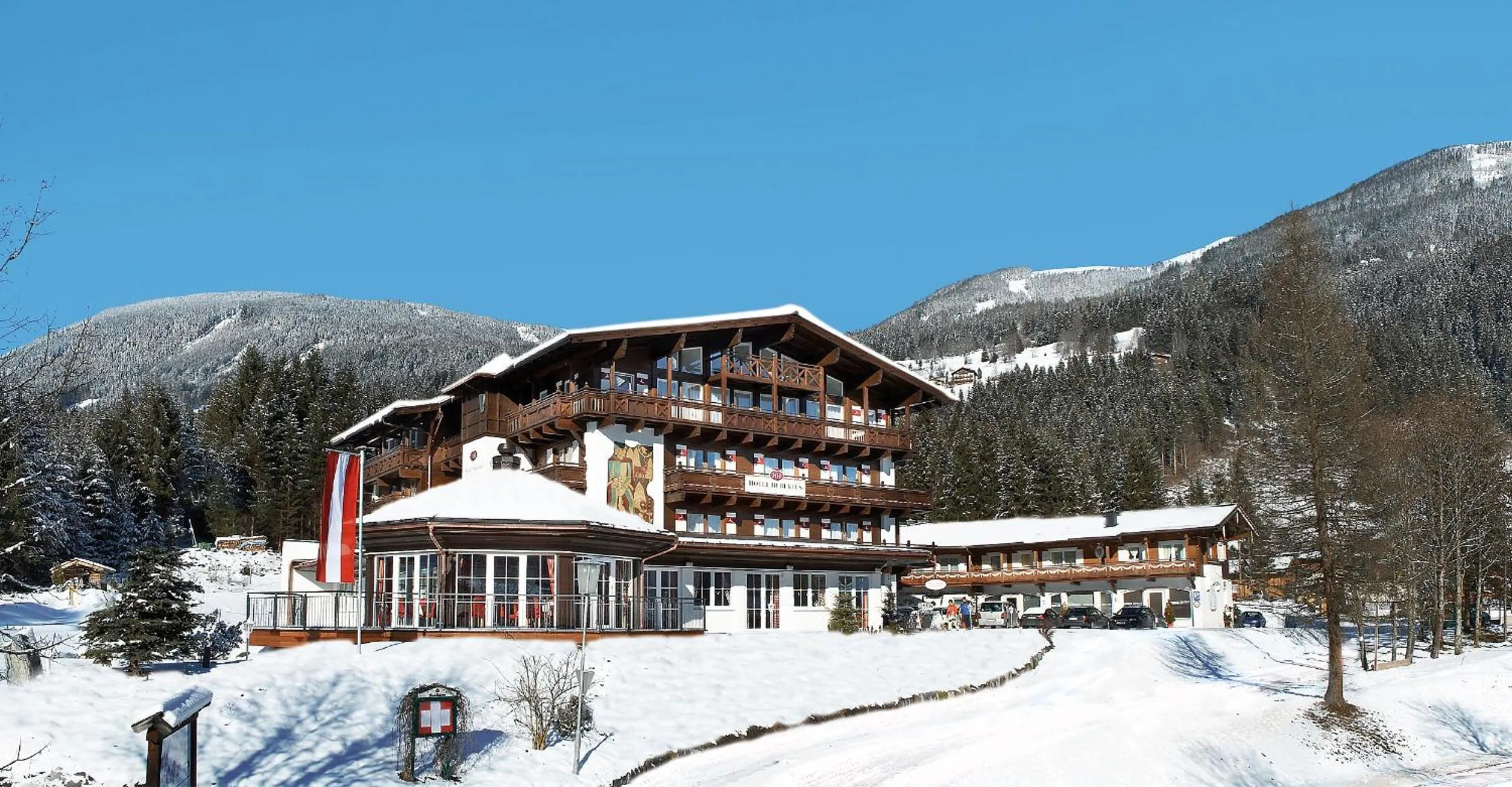 Property building in Hotel Hubertus