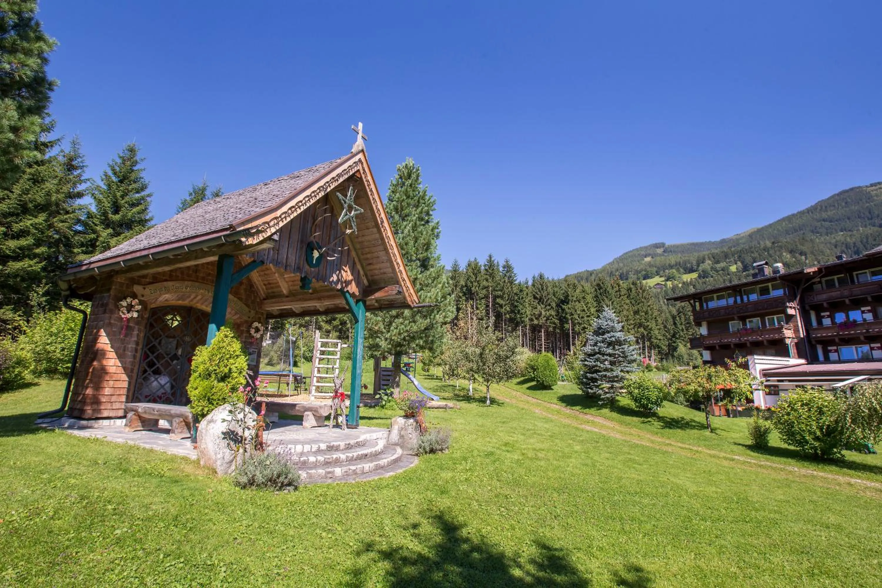 Garden in Hotel Hubertus