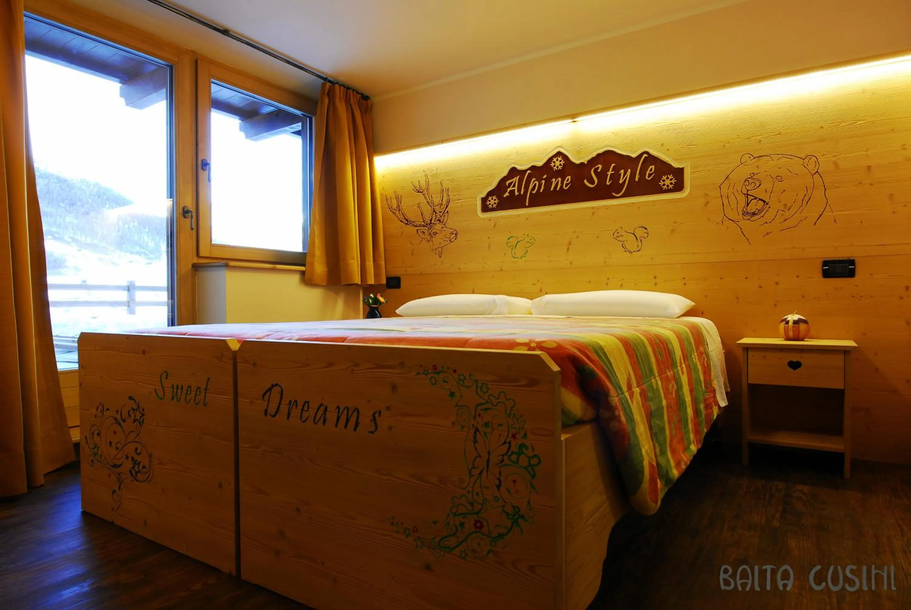 Bedroom, Bed in Residence Baita Cusini