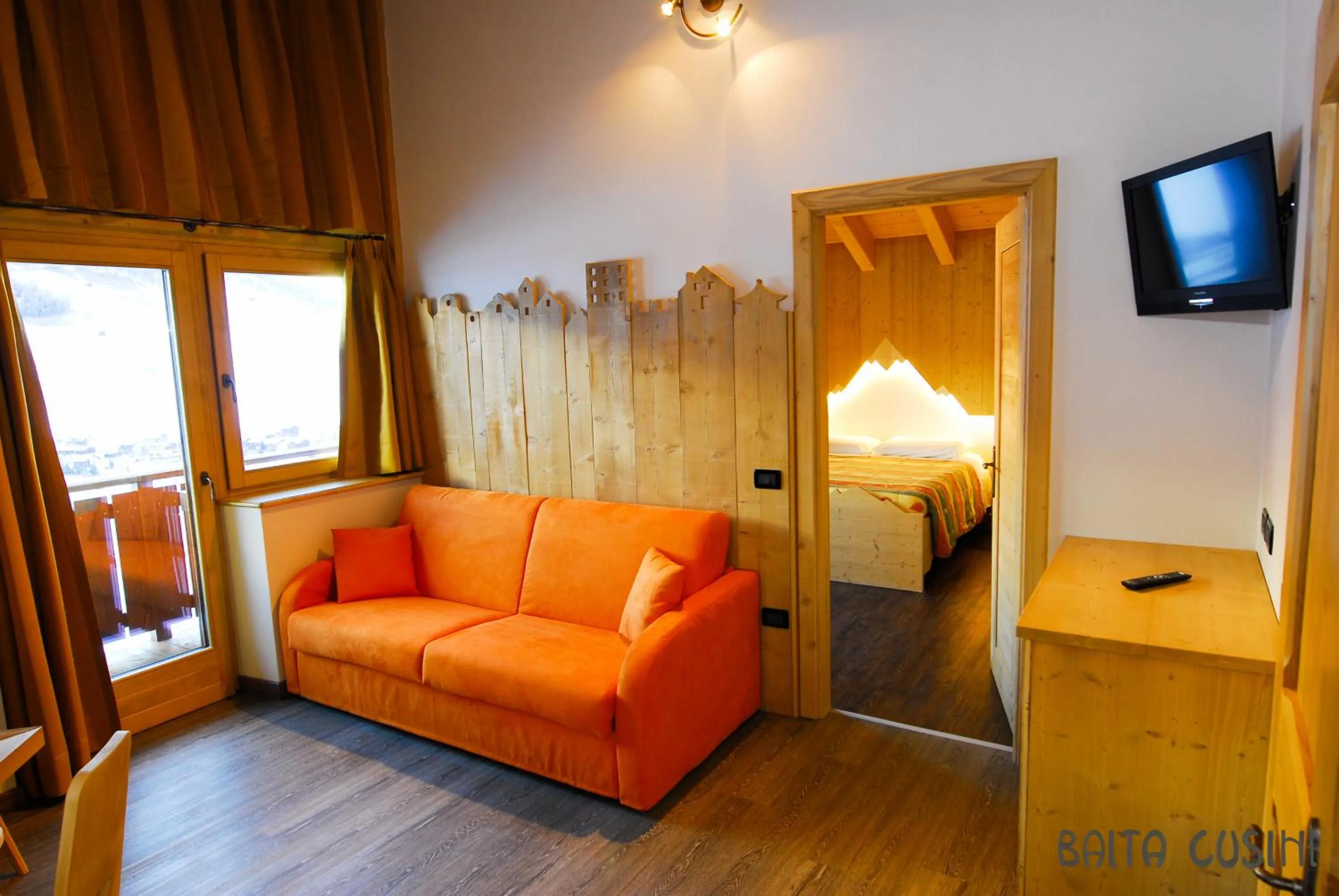 Bedroom in Residence Baita Cusini