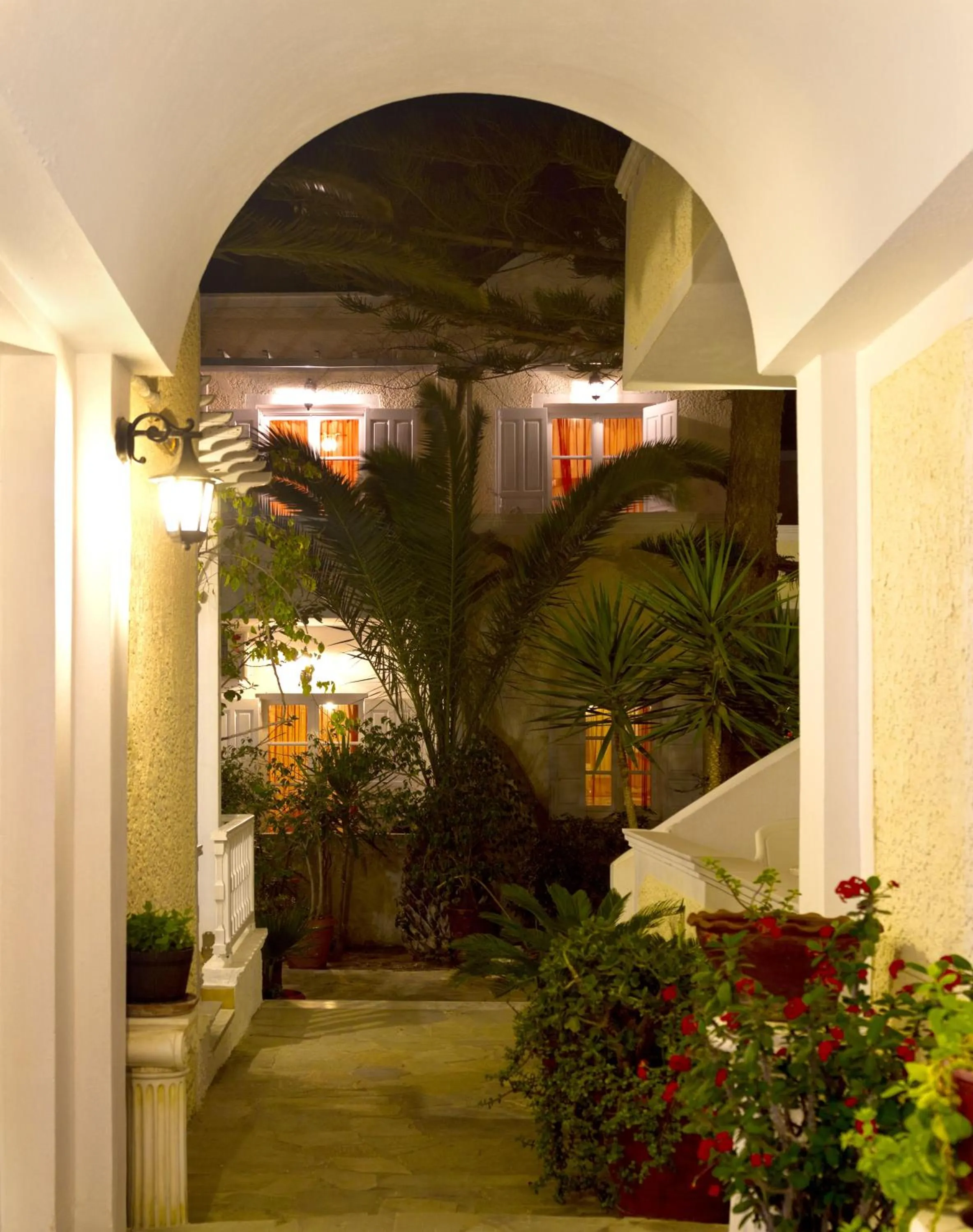 Garden view in Dolphins Apartments