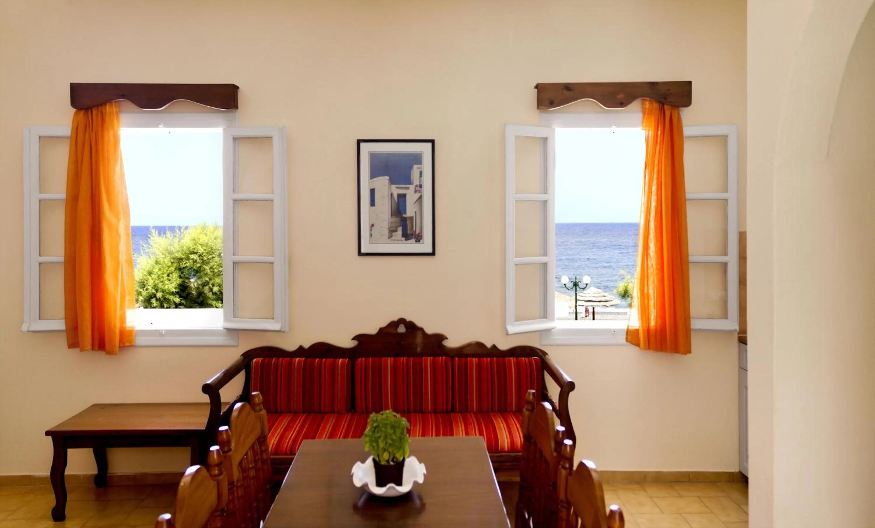 Seating area in Dolphins Apartments