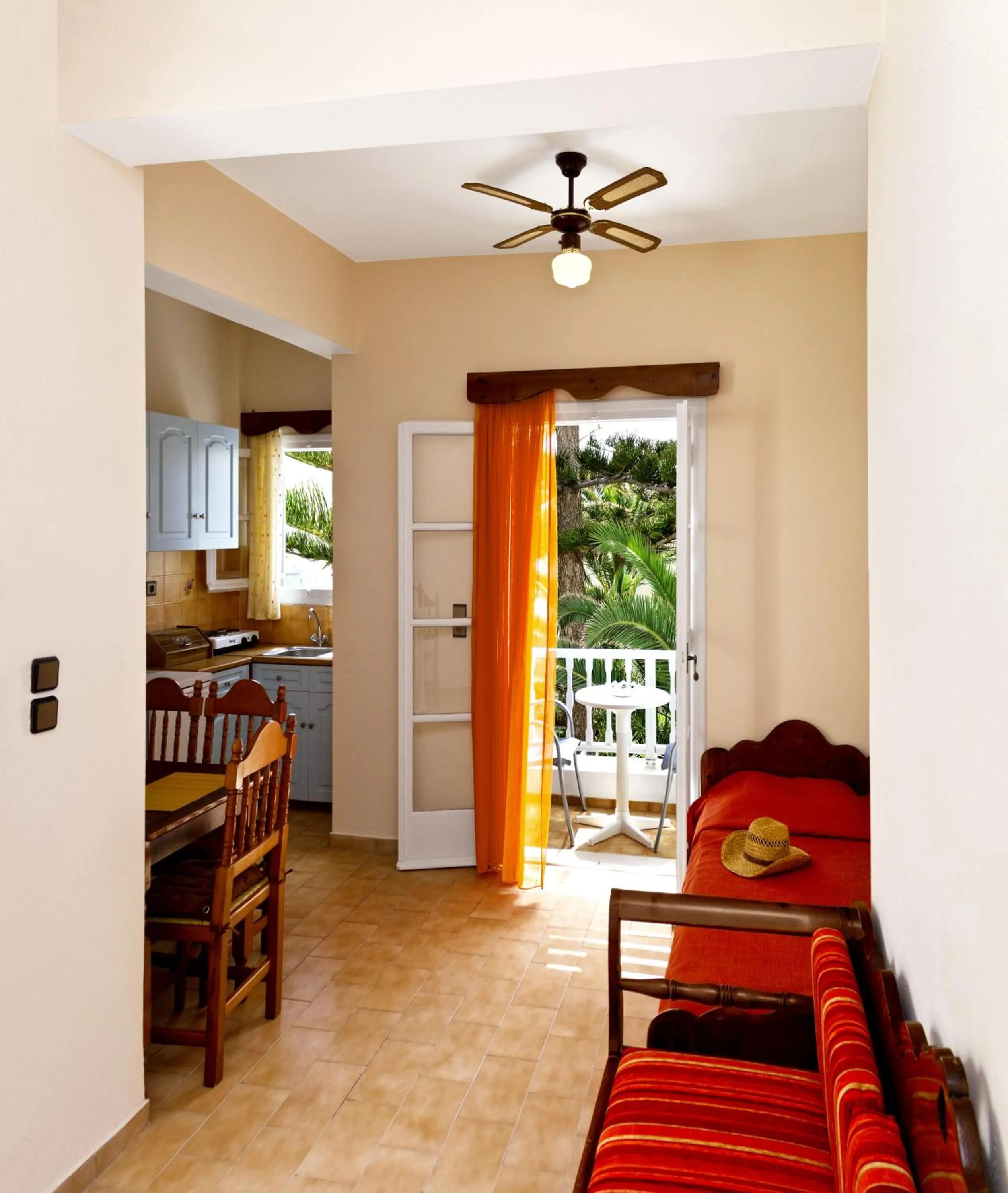 Seating area in Dolphins Apartments