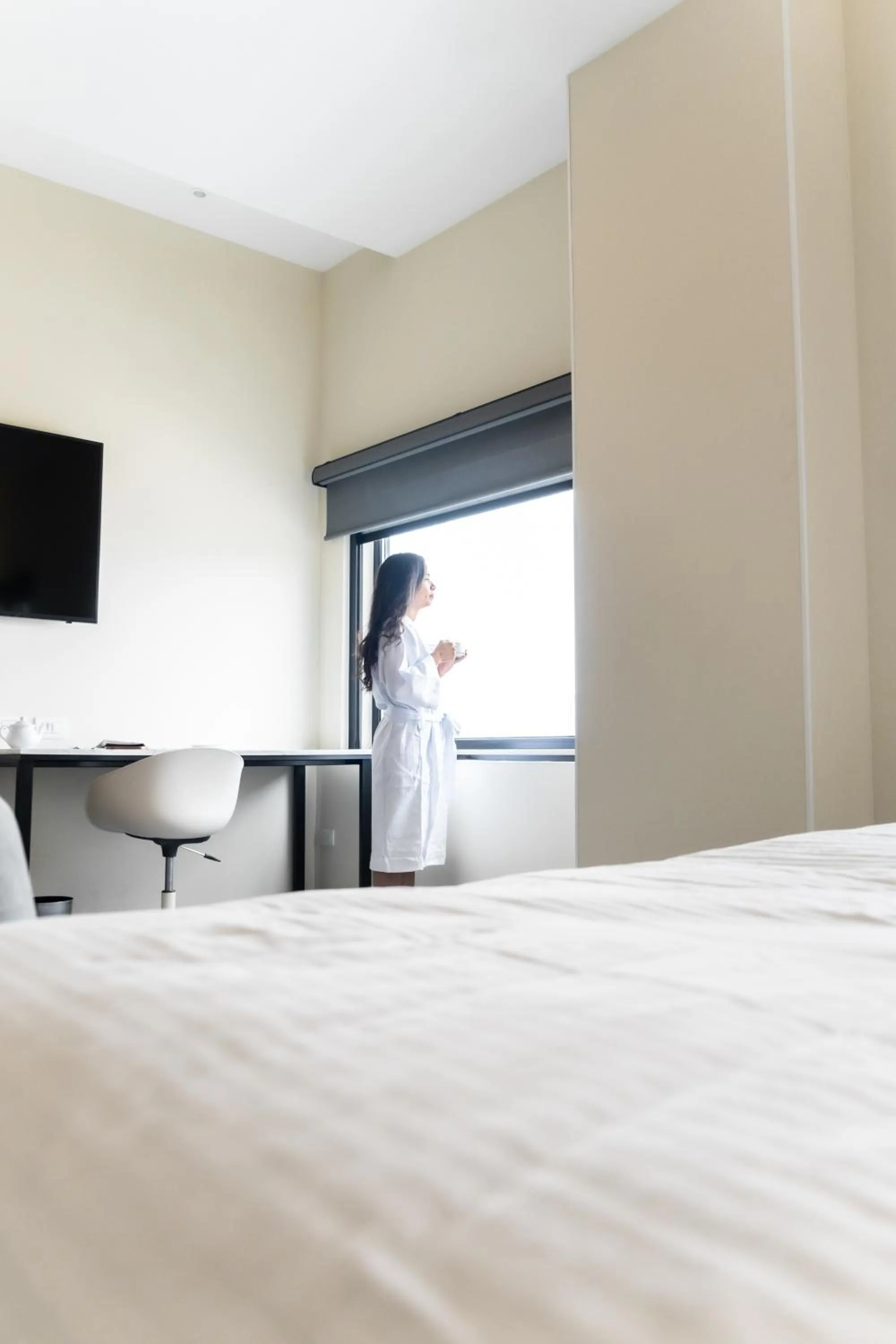 View (from property/room), Bed in Radisson Hotel Monterrey San Jeronimo