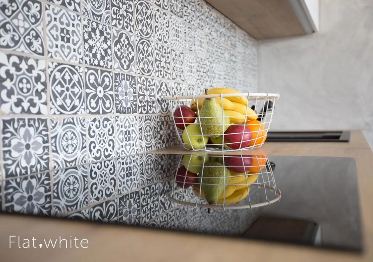 Kitchen or kitchenette in Apartamenty Flat White Zamkowa 4-6