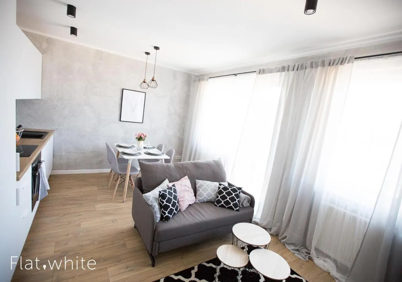 Kitchen or kitchenette in Apartamenty Flat White Zamkowa 4-6