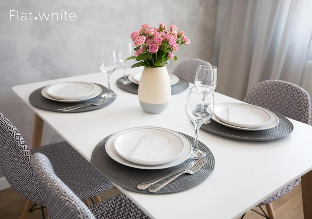 Dining area in Apartamenty Flat White Zamkowa 4-6