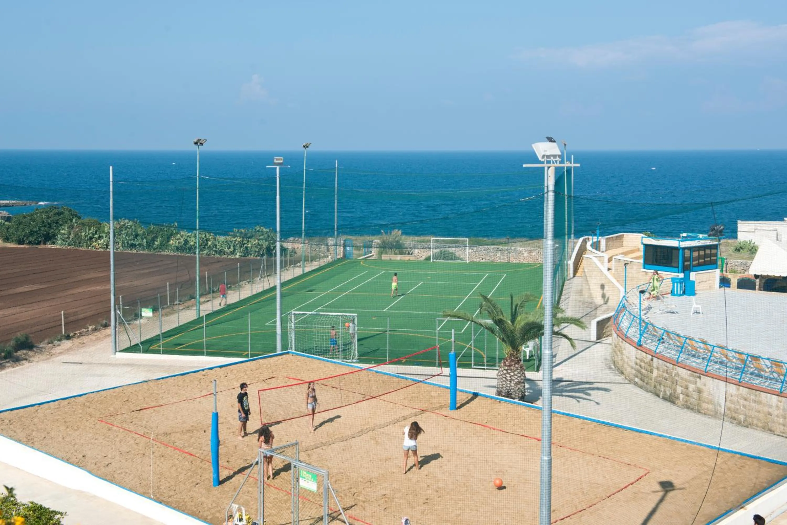 Tennis court in Corvino Resort