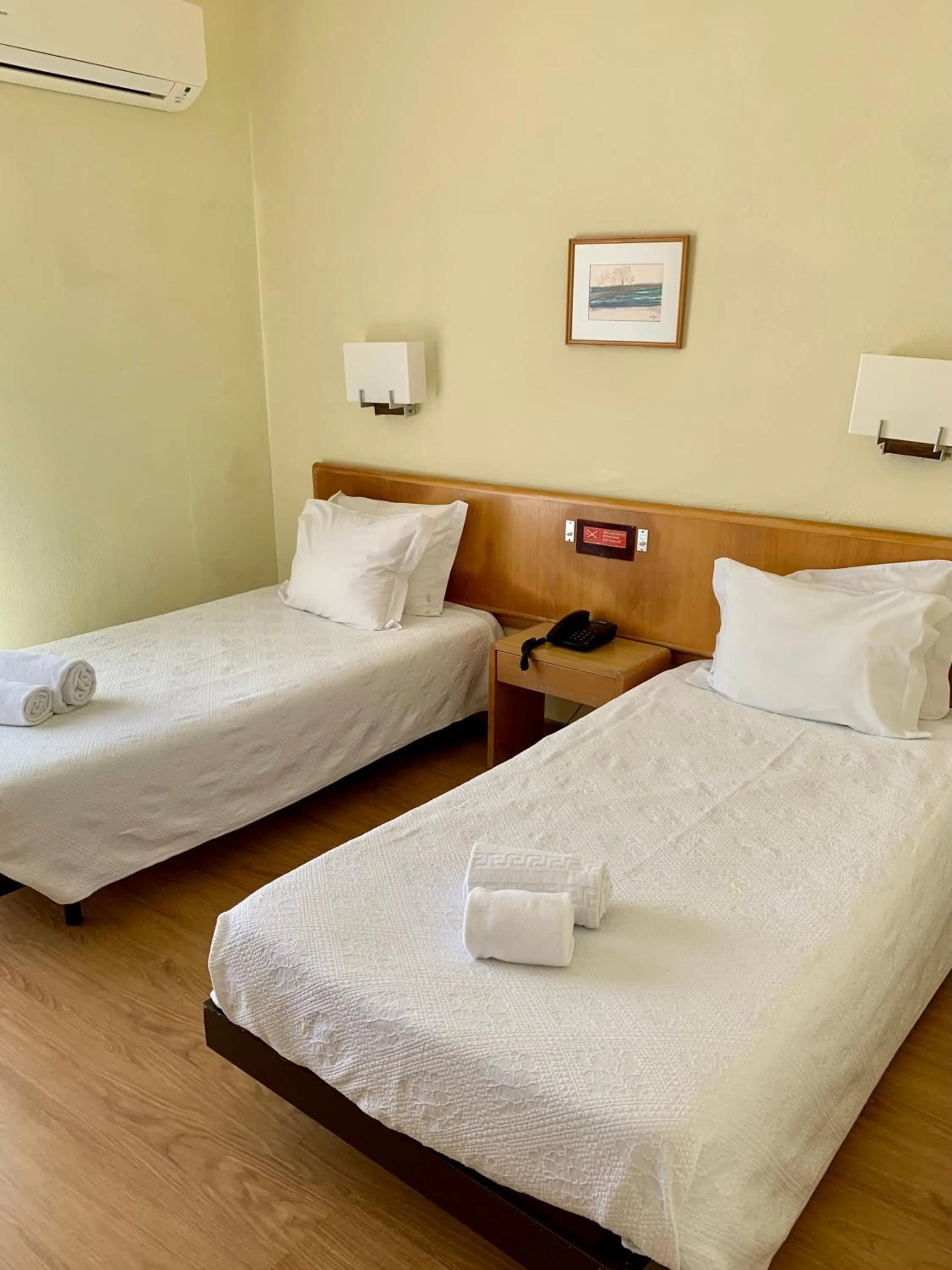 Bed in Hotel Da Nazare