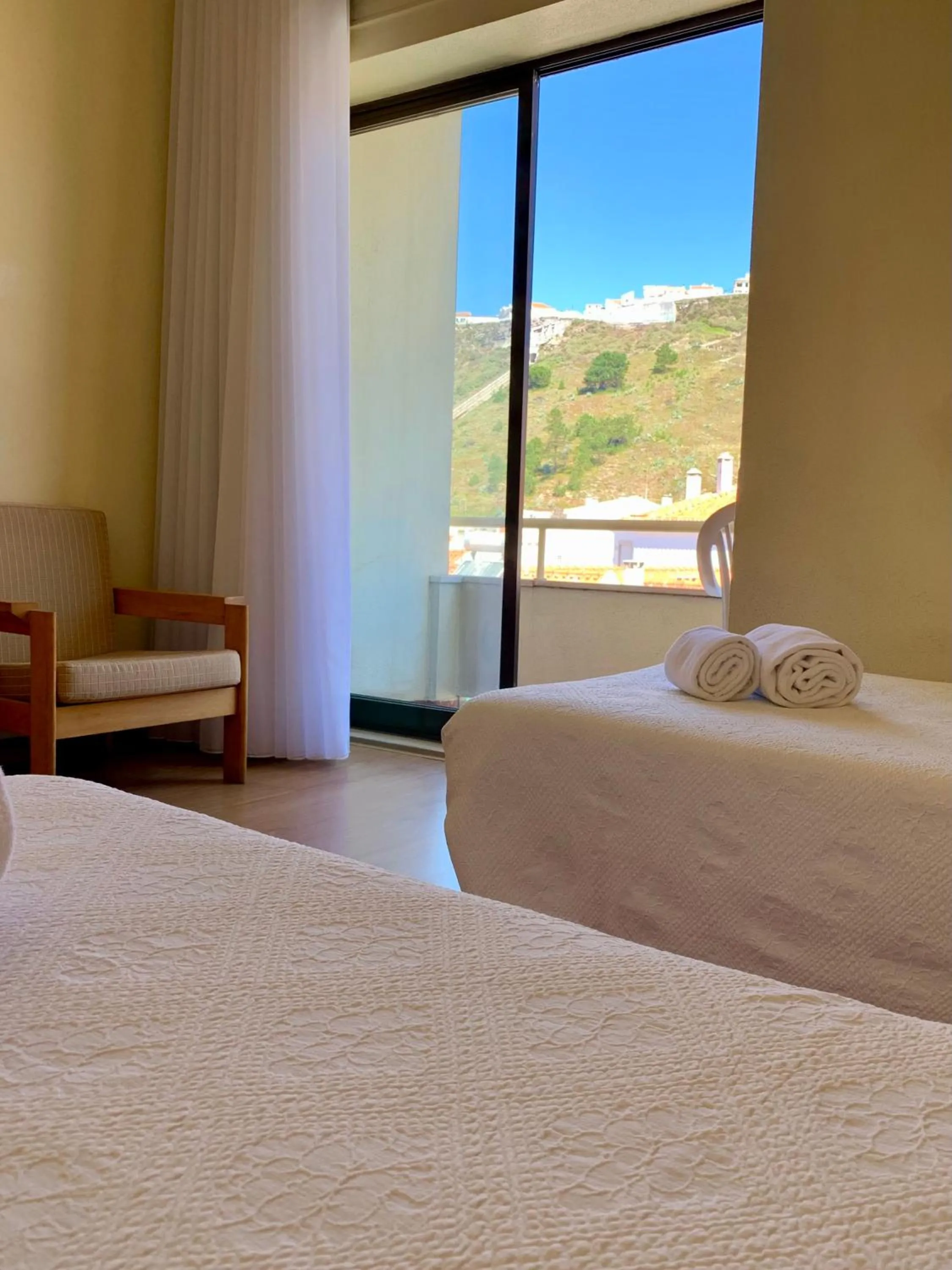 Bed in Hotel Da Nazare