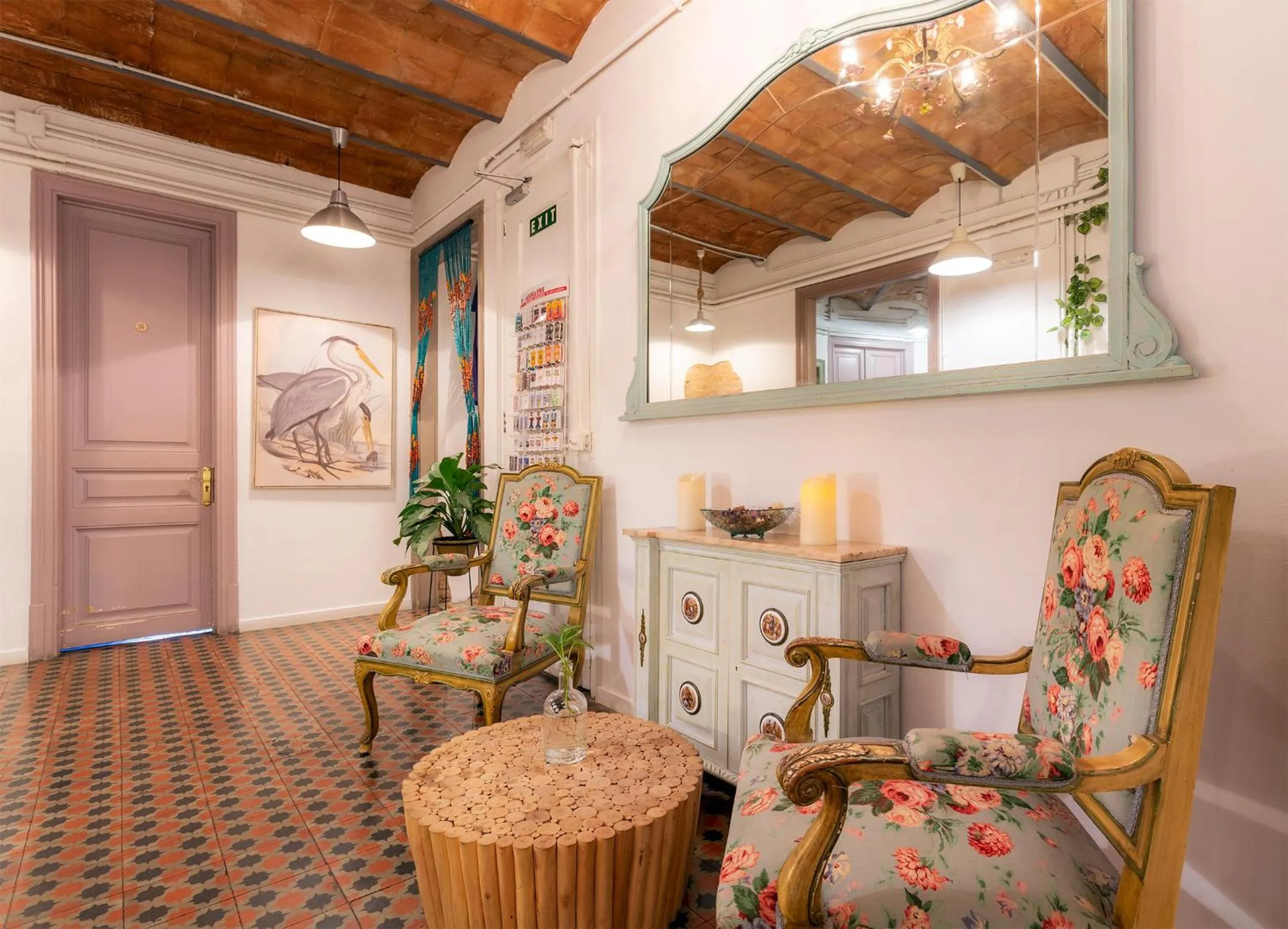 Living room in Primavera Hostel