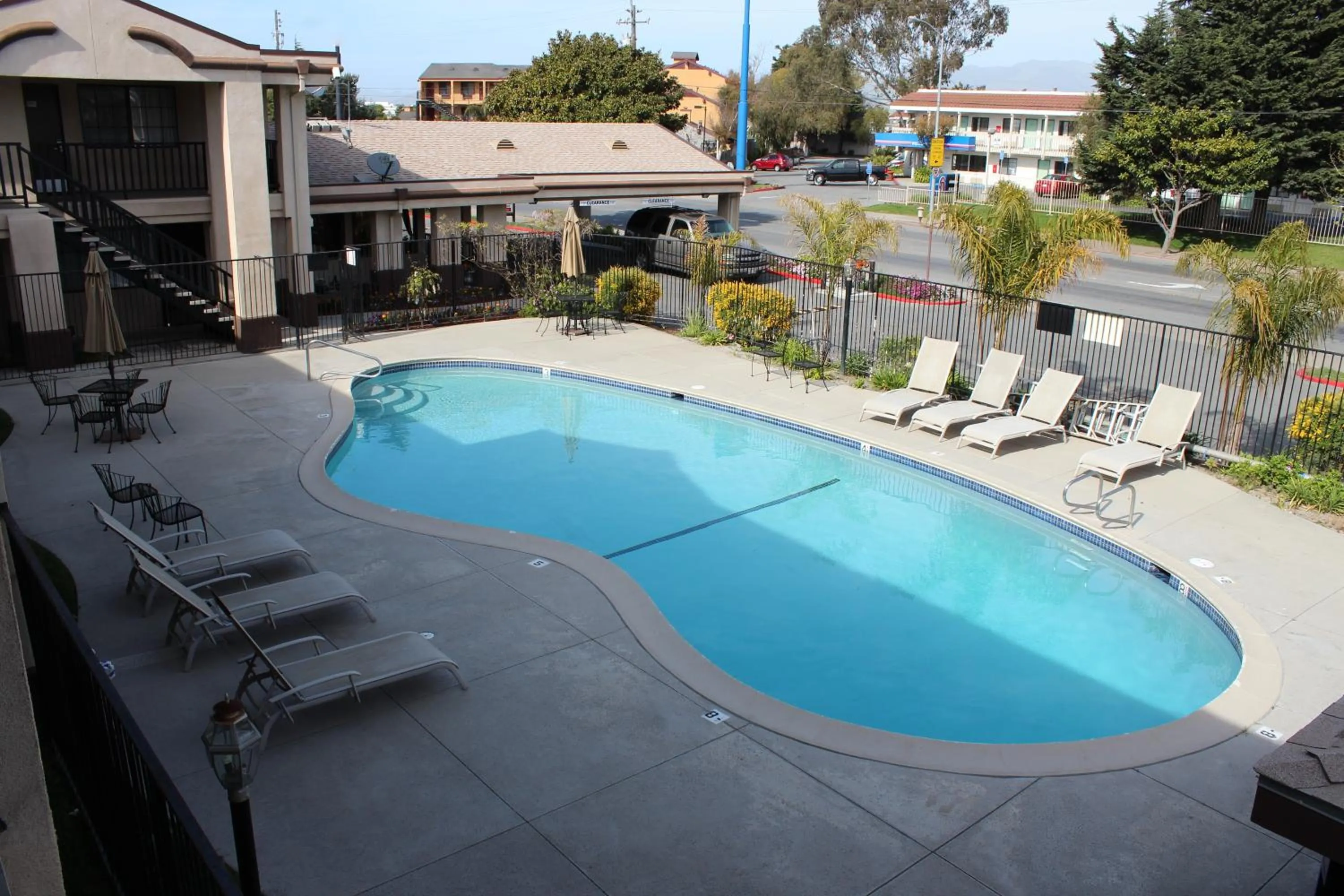 Swimming pool in Super 8 by Wyndham Salinas