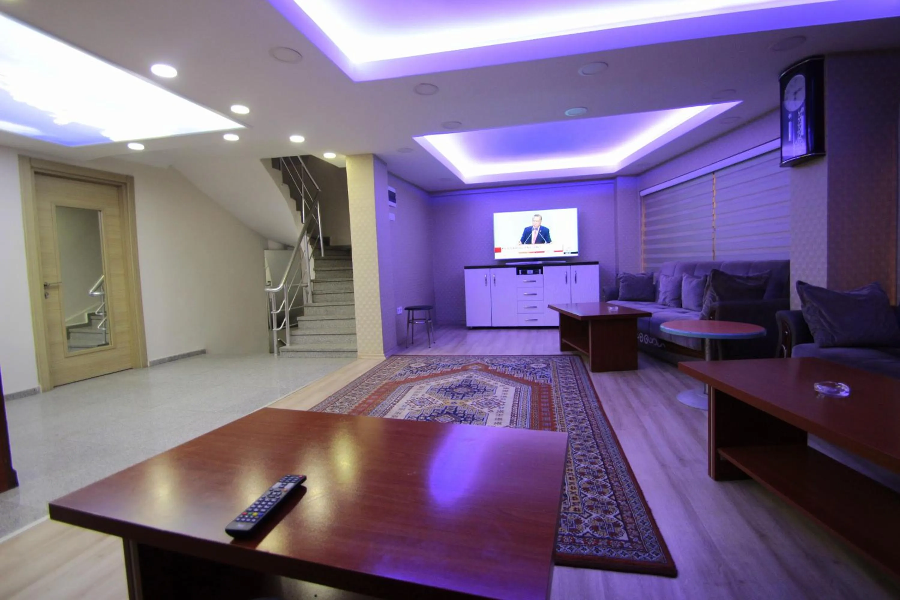 Communal lounge/ TV room in Istanbul Metro Hotel