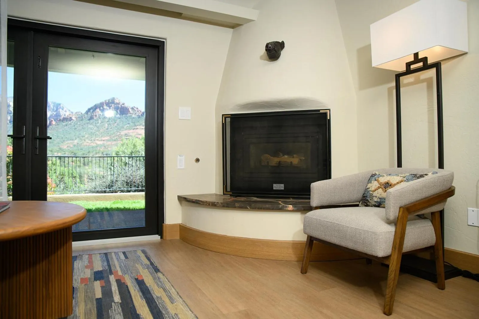 fireplace in The Cliffs