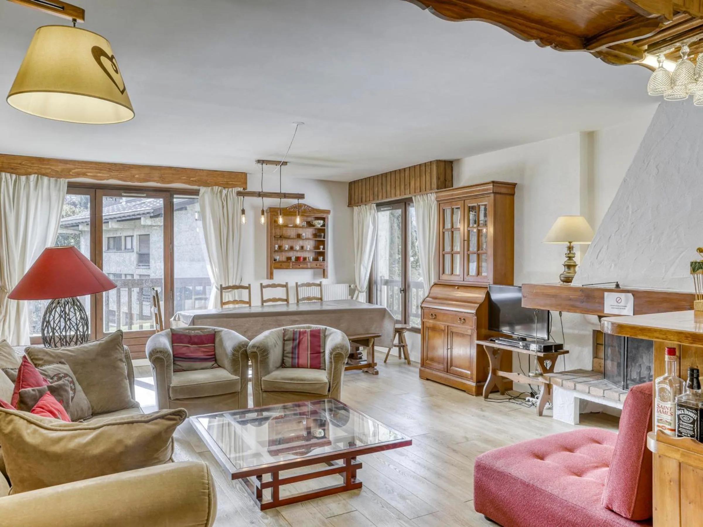 Appartement 3 chambres à Megève avec parking et wifi, près du centre - FR-1-453-3