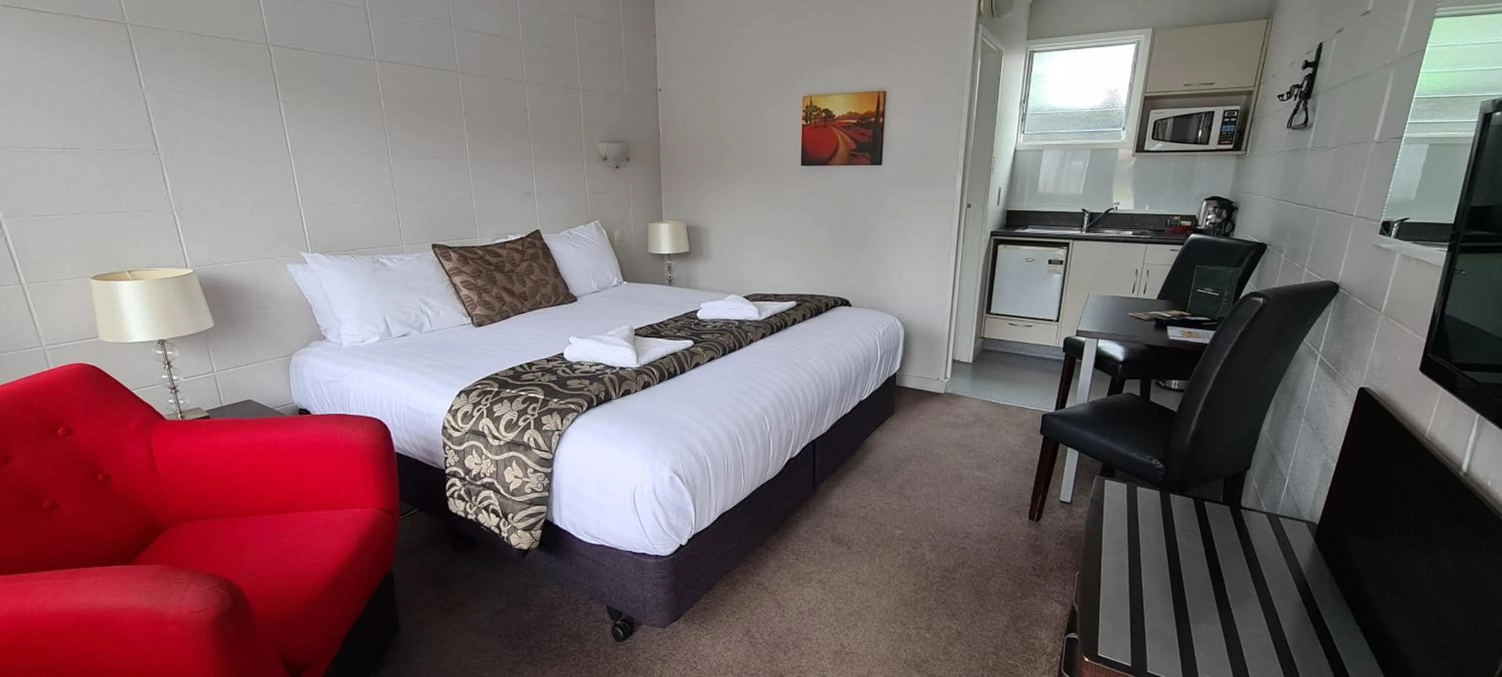 Bed in Forgotten World Motel