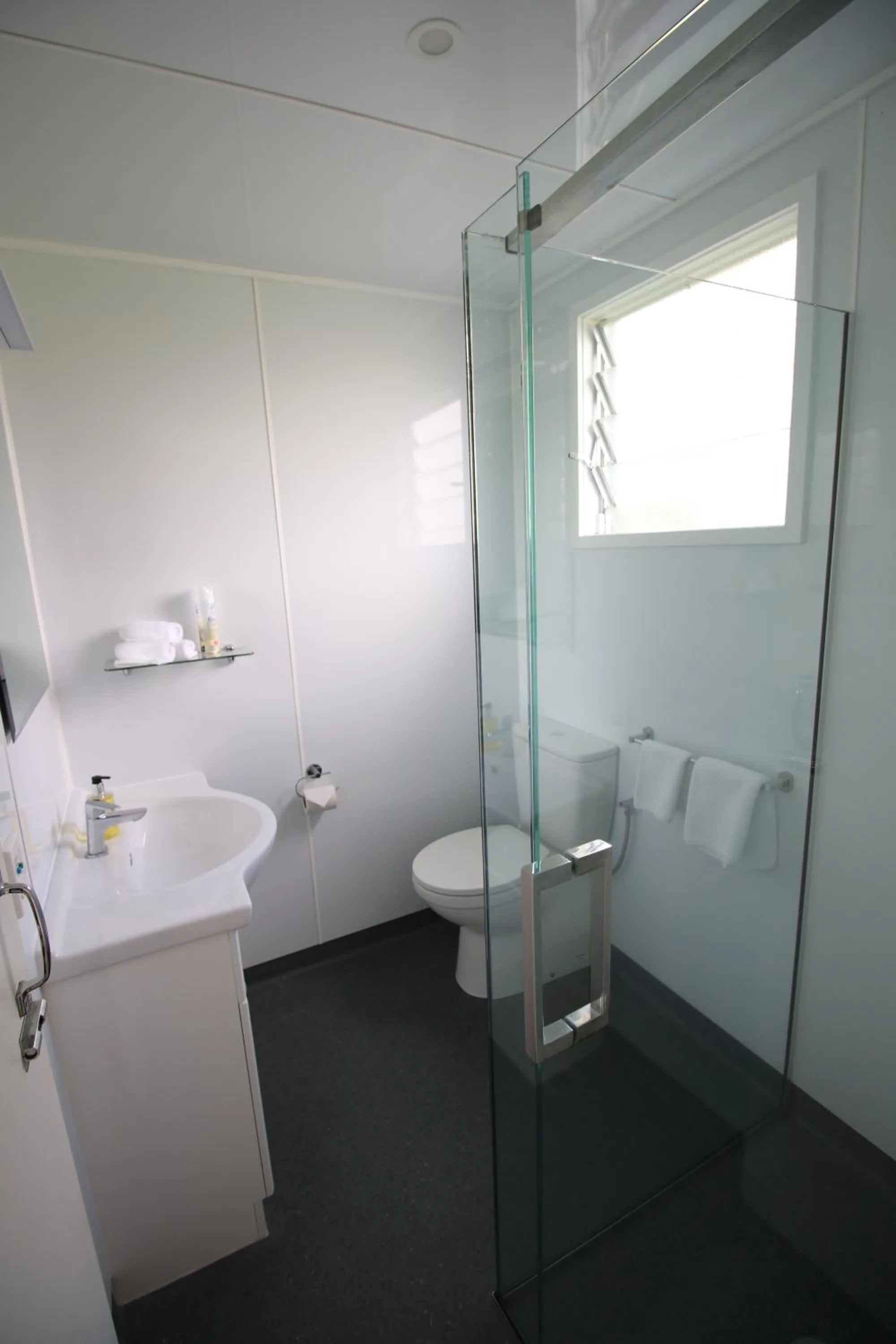 Bathroom in Forgotten World Motel