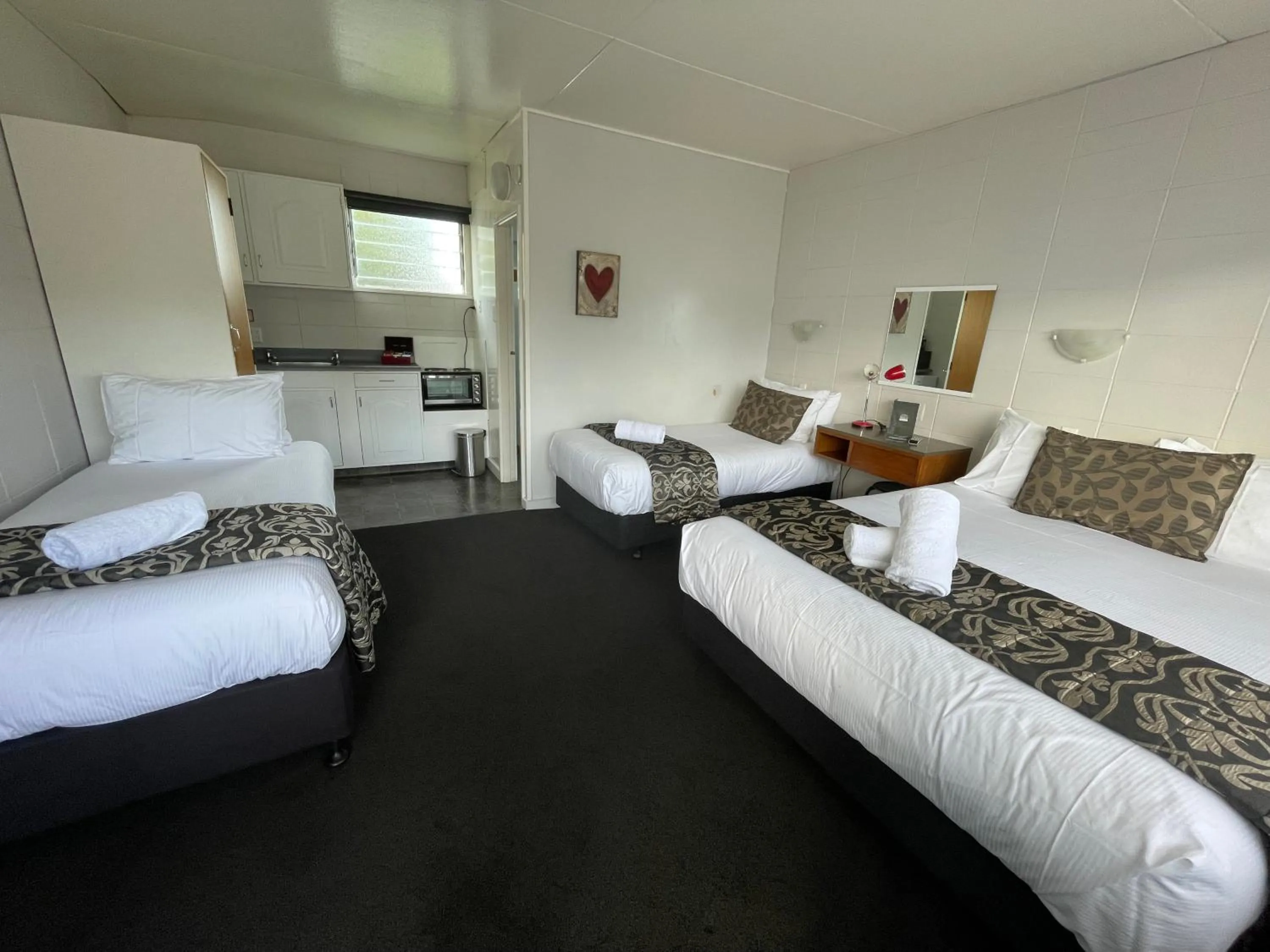 Bed in Forgotten World Motel