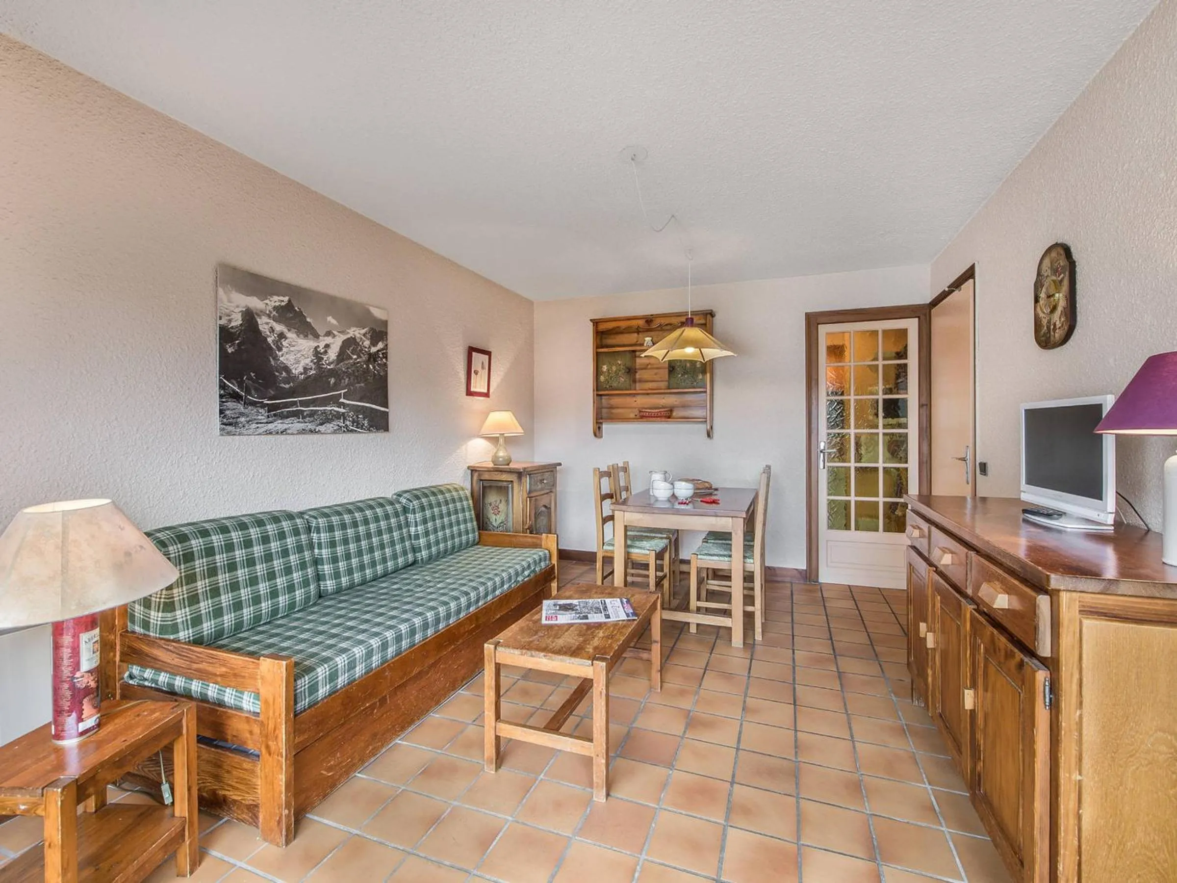 Appartement 1 chambre à Megève - Animaux admis et parking - FR-1-453-98