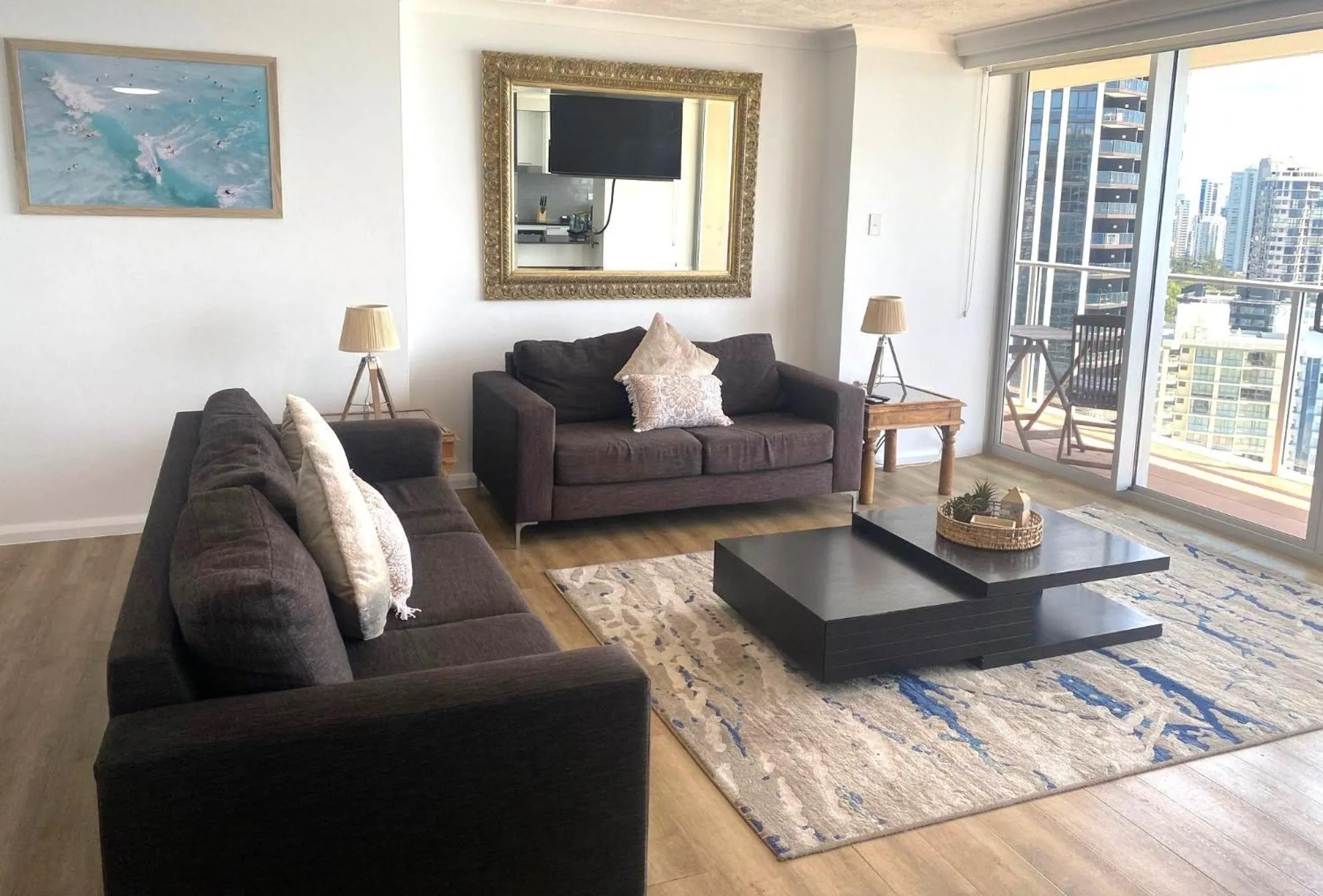 Living room in Hi Surf Beachfront Resort Apartments OFFICIAL SITE