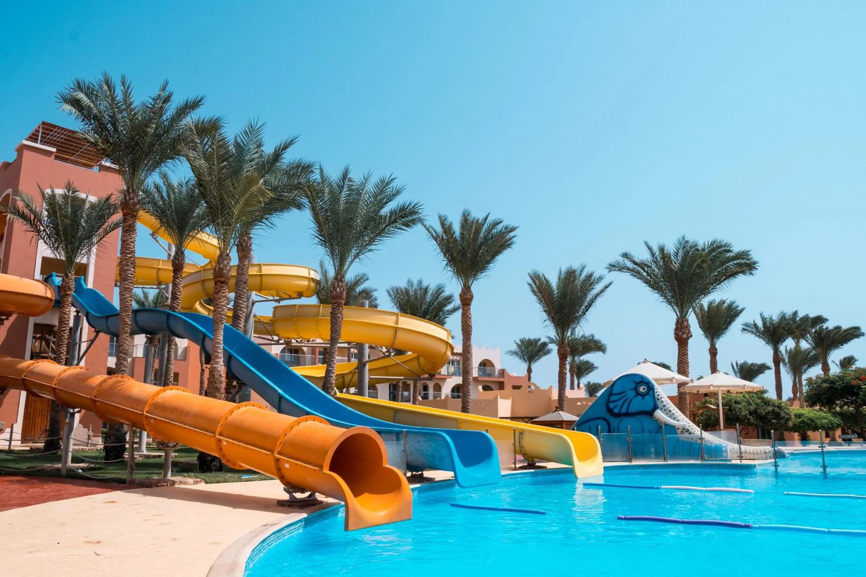 Aqua park in Nubian Island, Families and Couples only