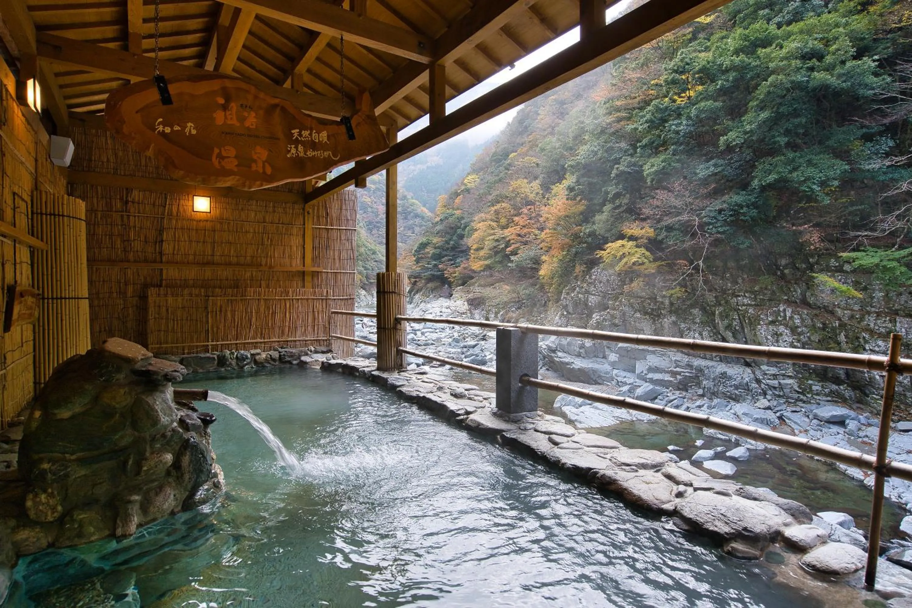 Hot Spring Bath in Iya Onsen