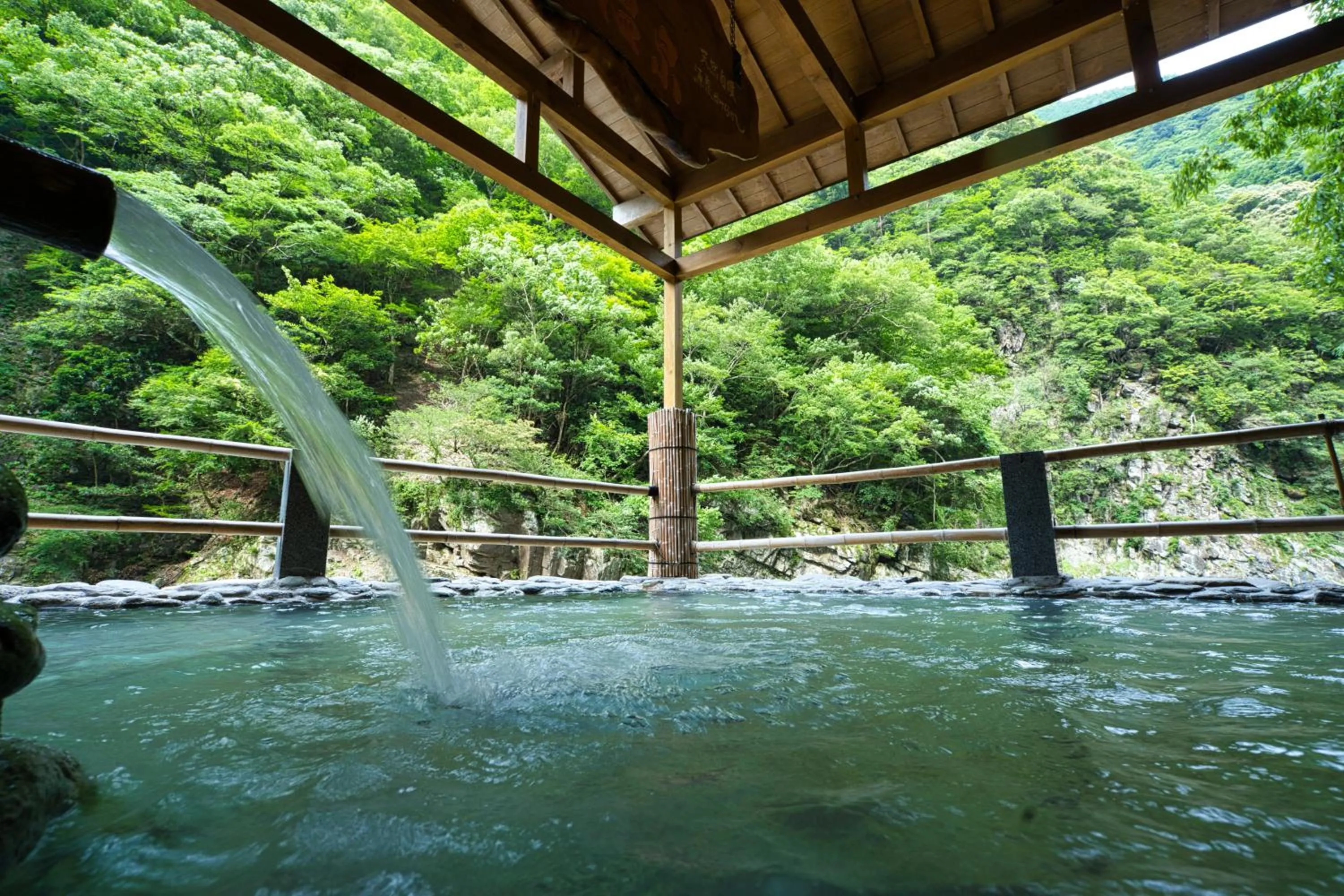 Hot Spring Bath in Iya Onsen
