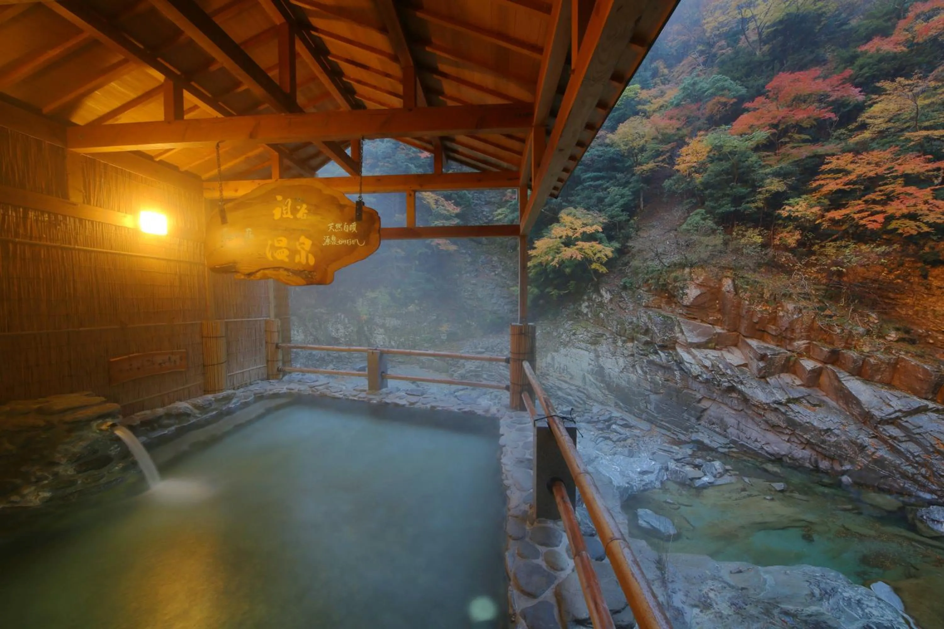 Hot Spring Bath in Iya Onsen