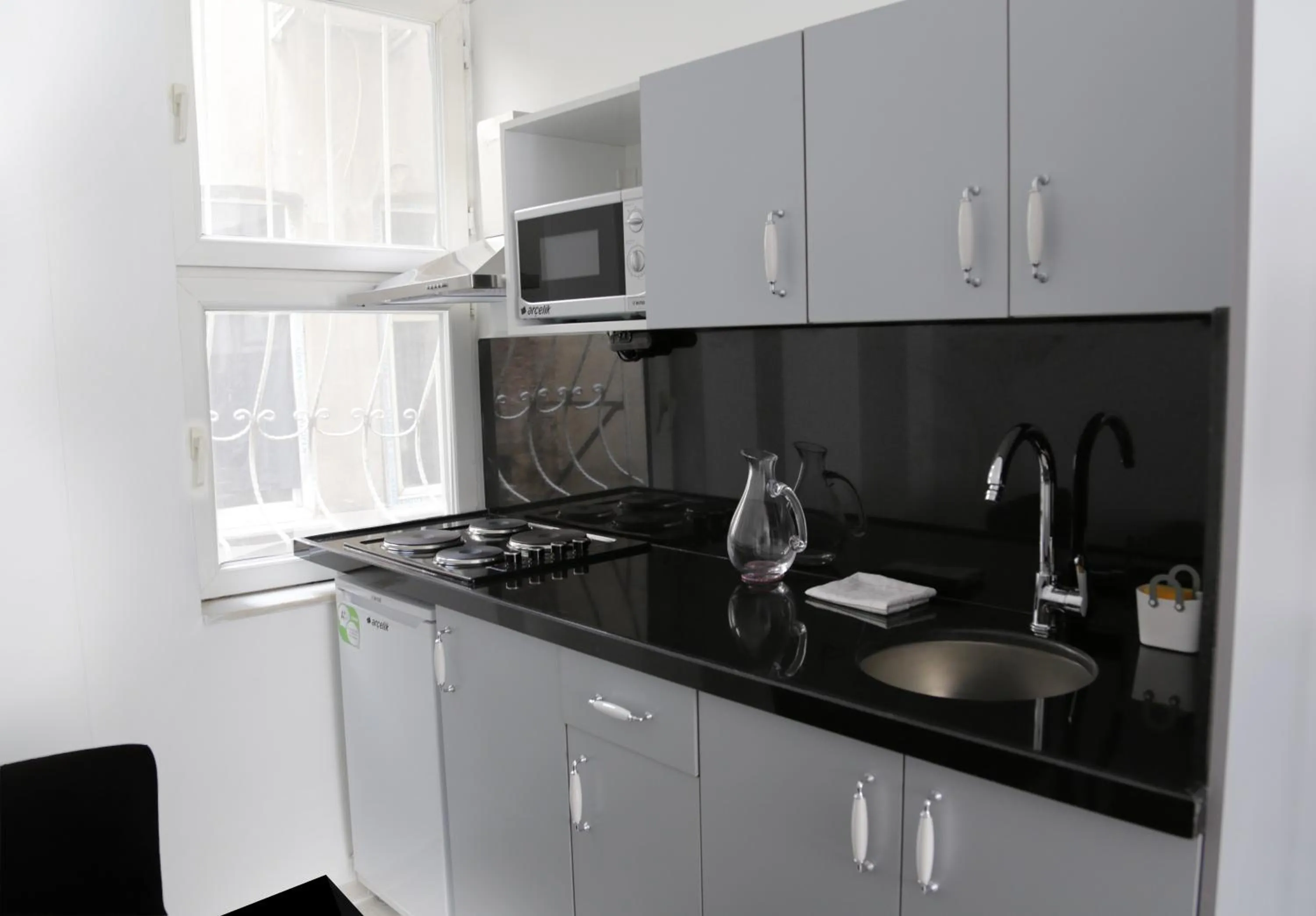 Kitchen or kitchenette in Bayer Hotel