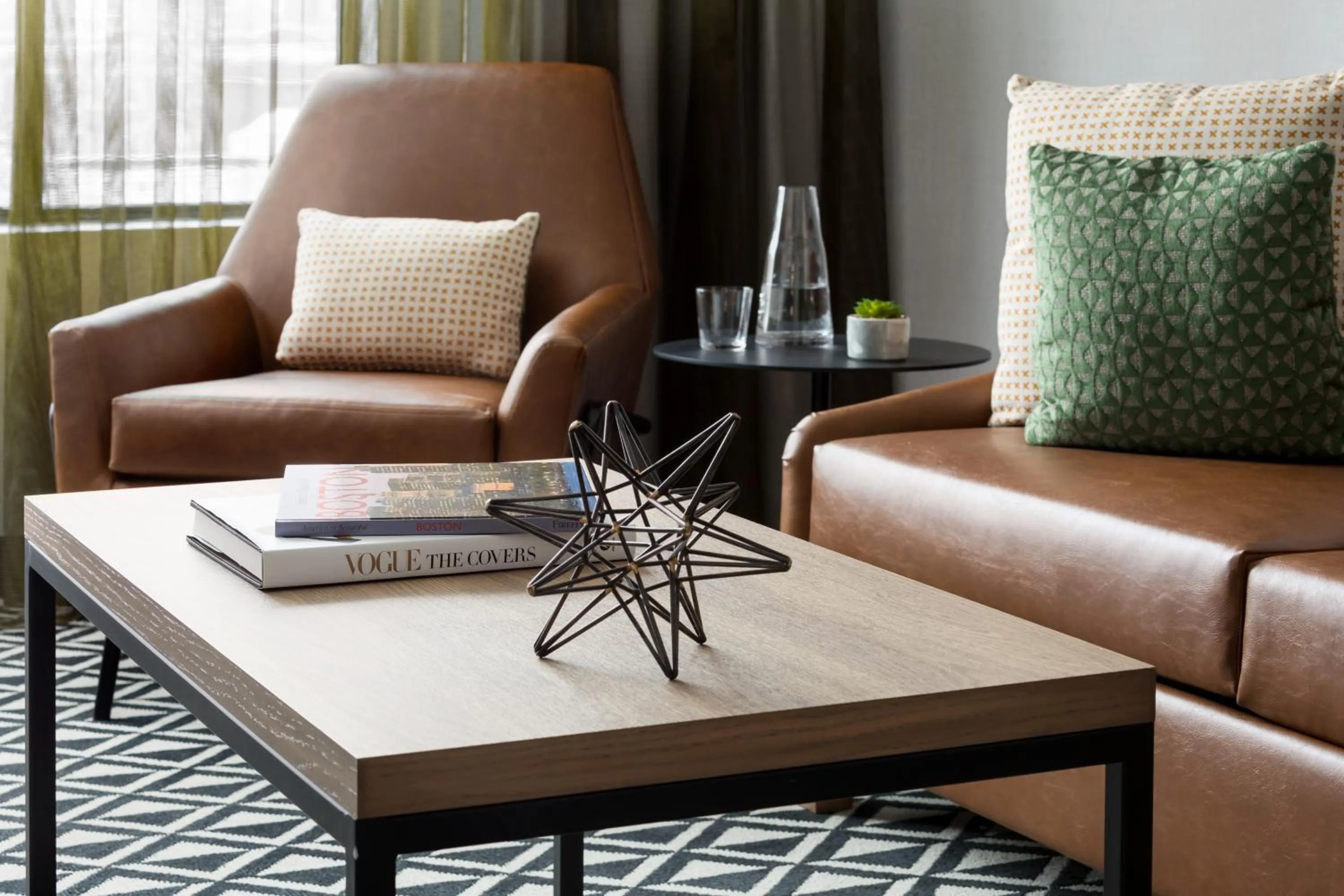 Living room in The Arcadian