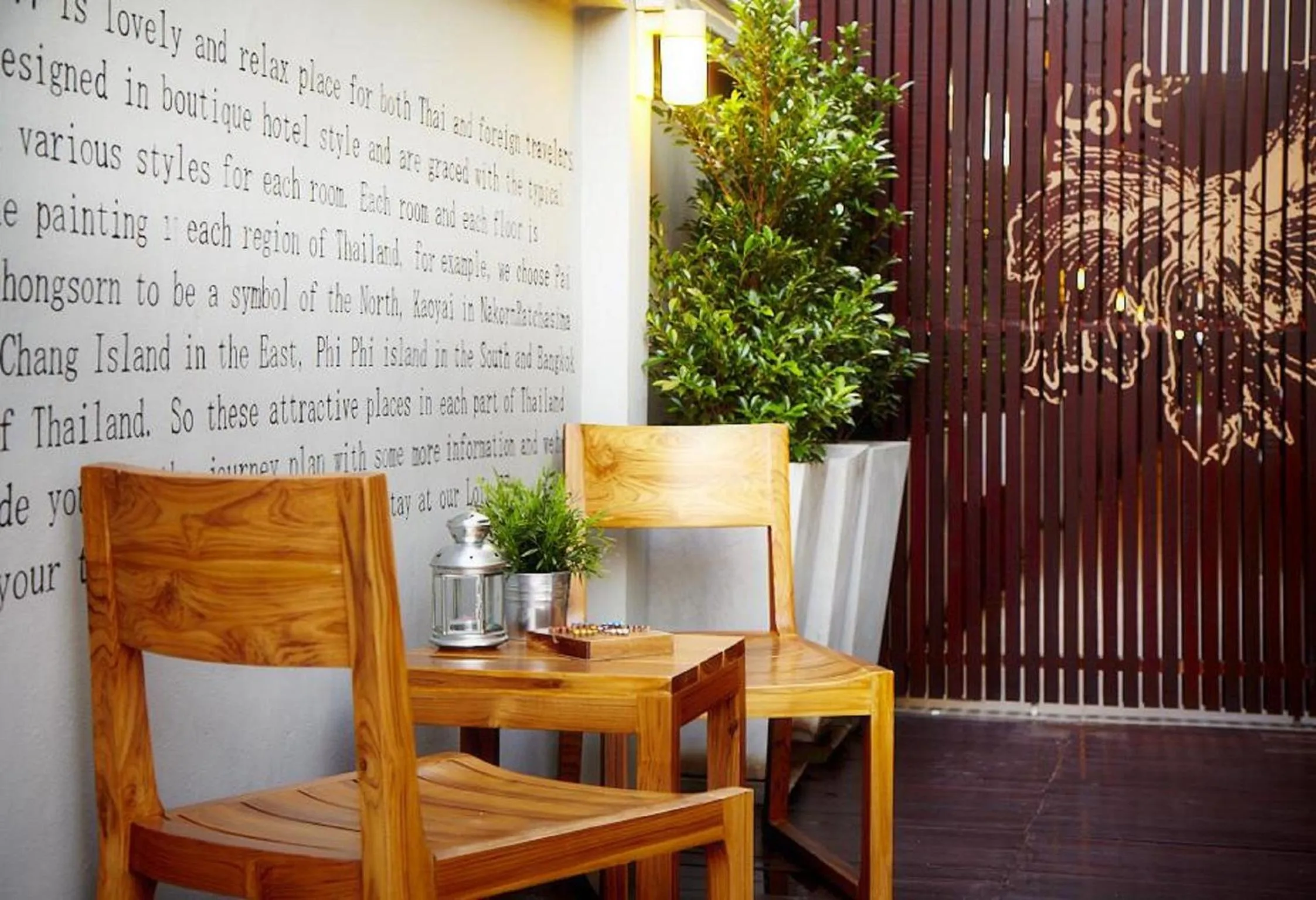 Restaurant/places to eat in Loft 77