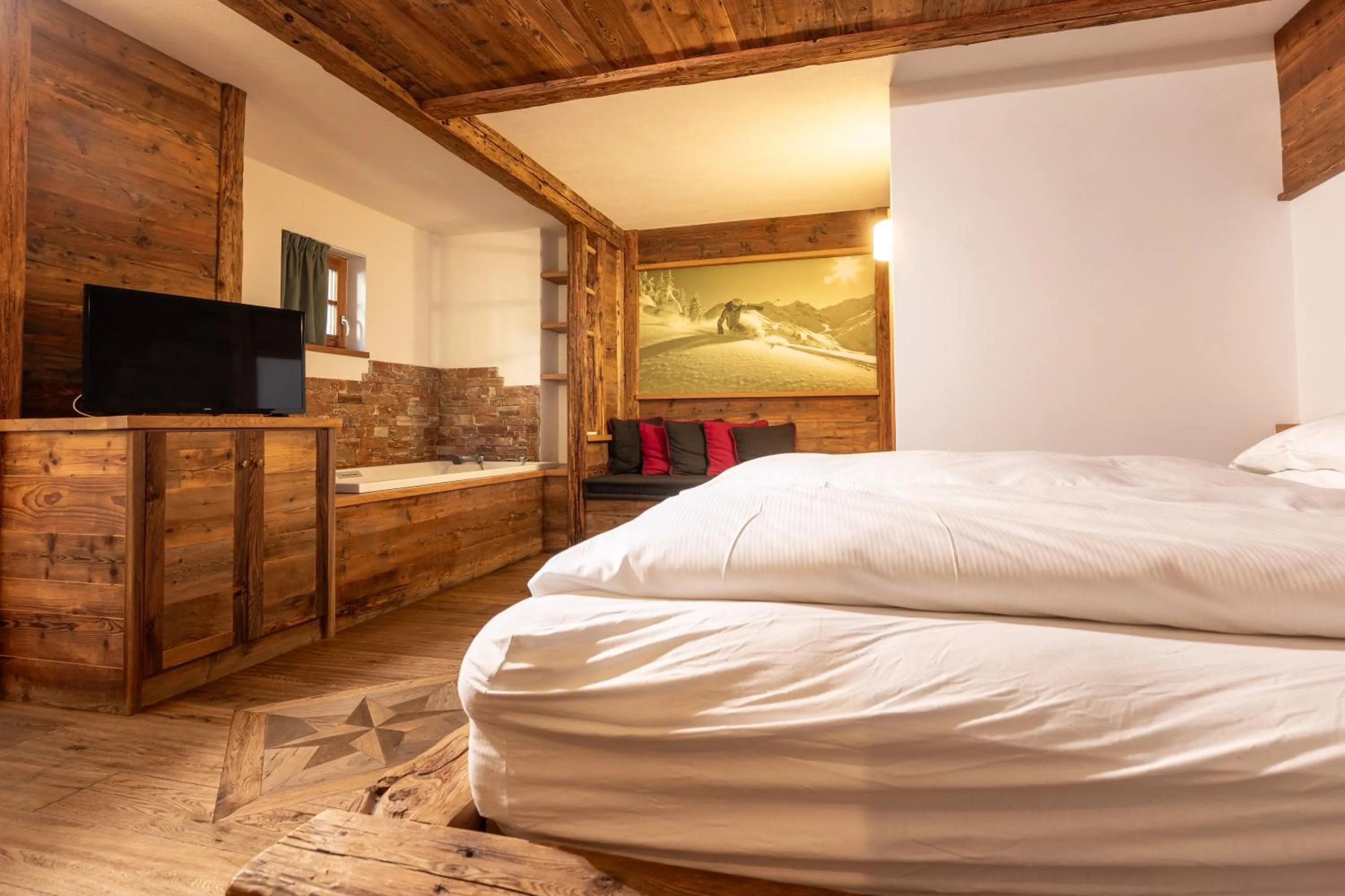 Bed in Hotel Scoiattolo