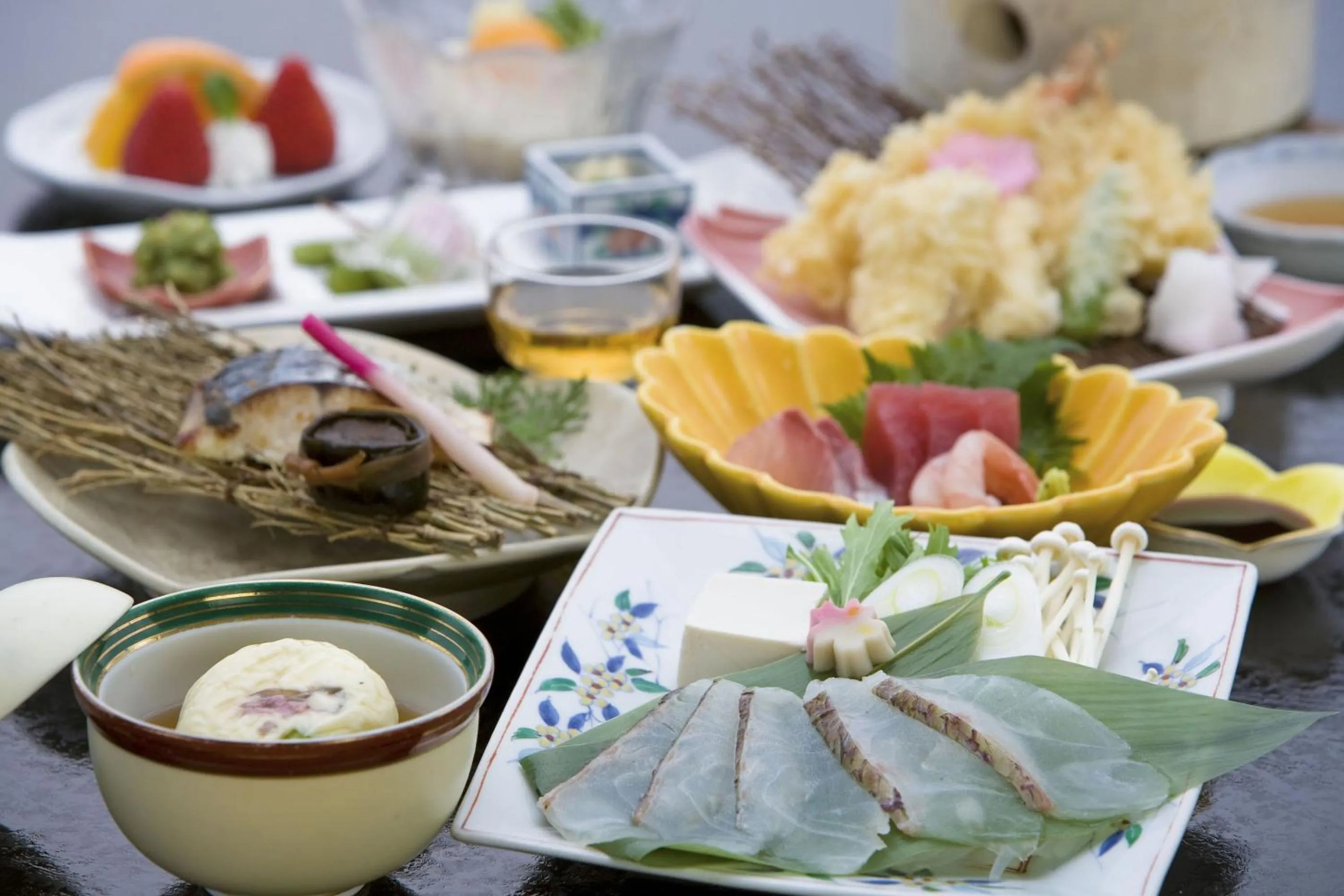 Food in Ryokan Fushioukaku