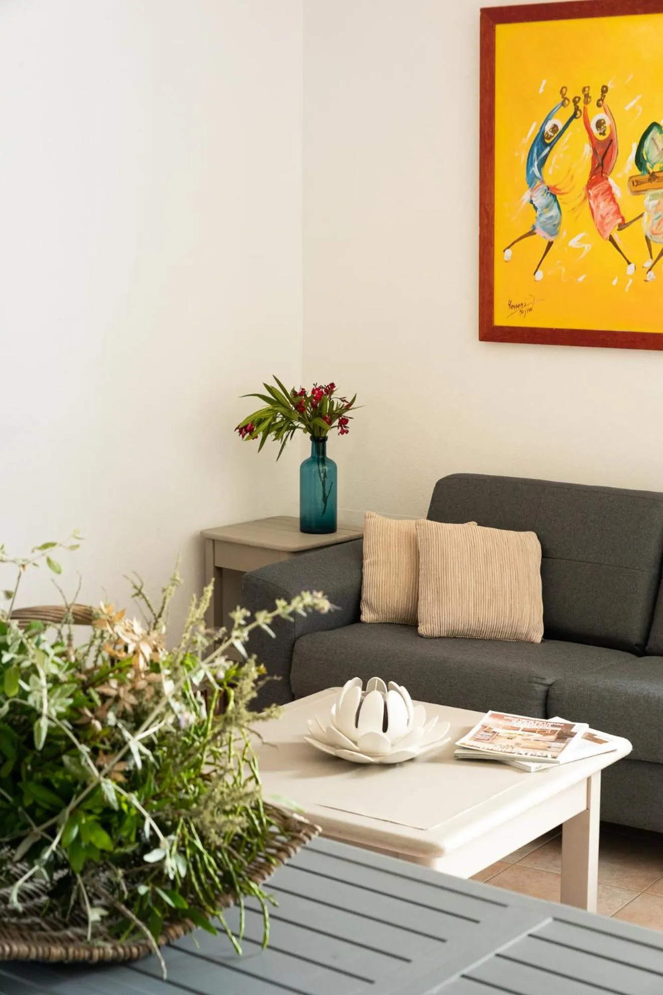 Seating area in Domaine Bocca di Feno